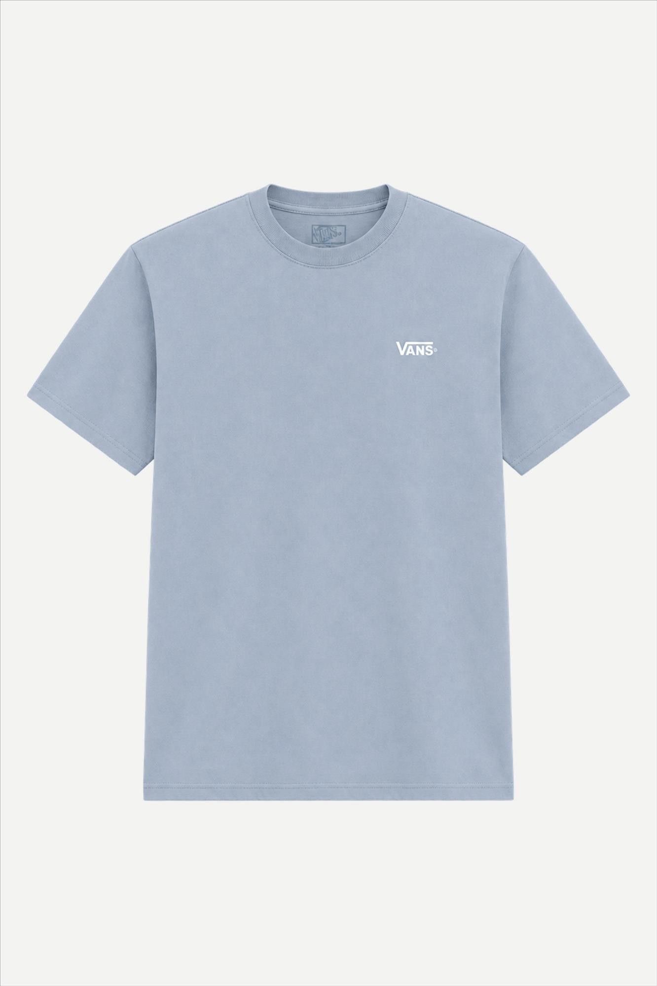 Vans  - Lichtblauwe Left Chest Logo T-shirt