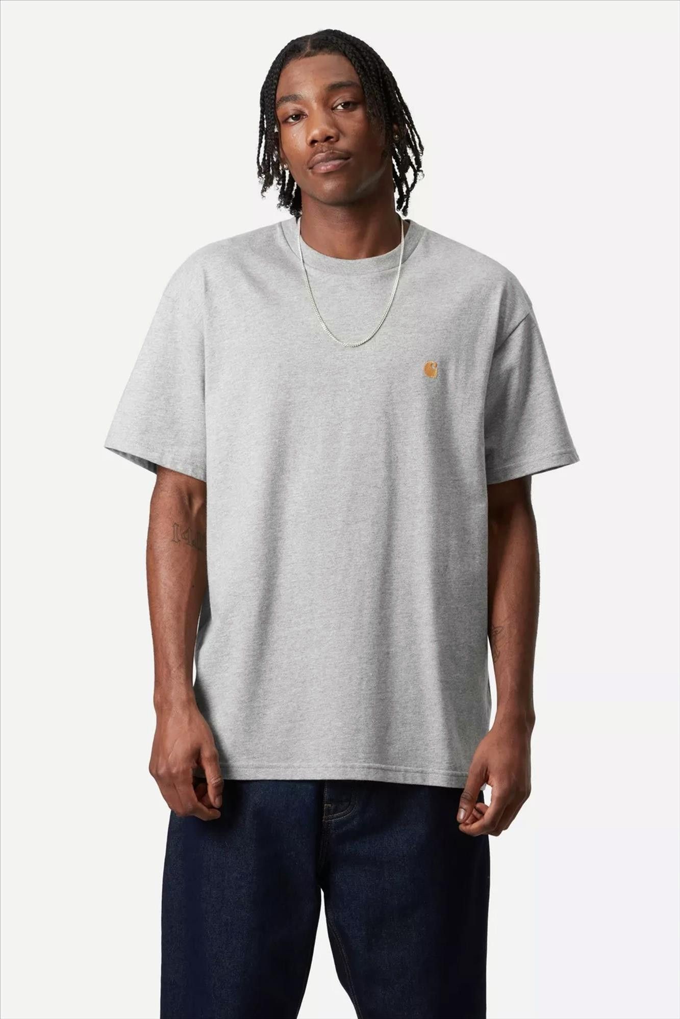 Carhartt WIP - Grijze Chase T-shirt