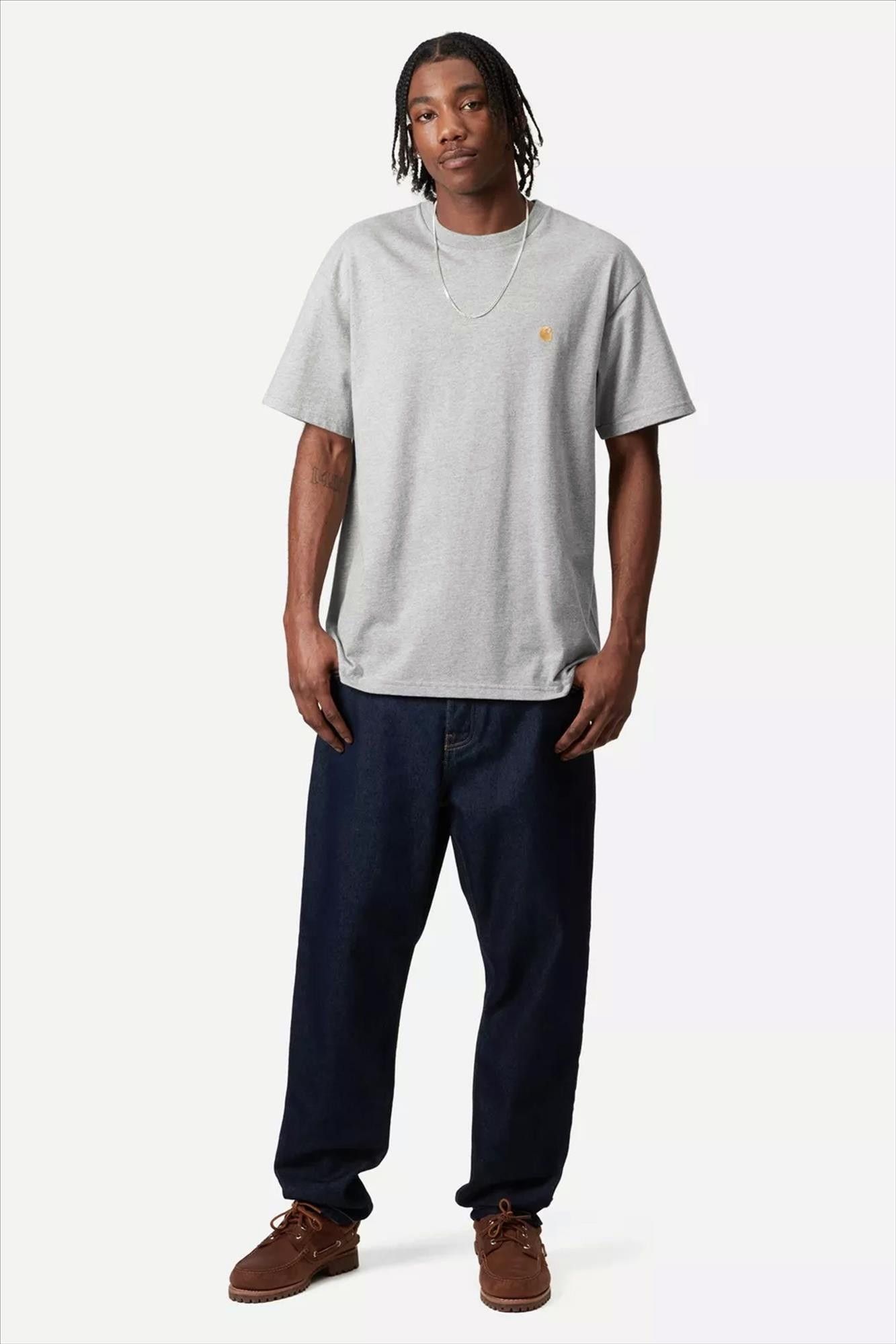 Carhartt WIP - Grijze Chase T-shirt