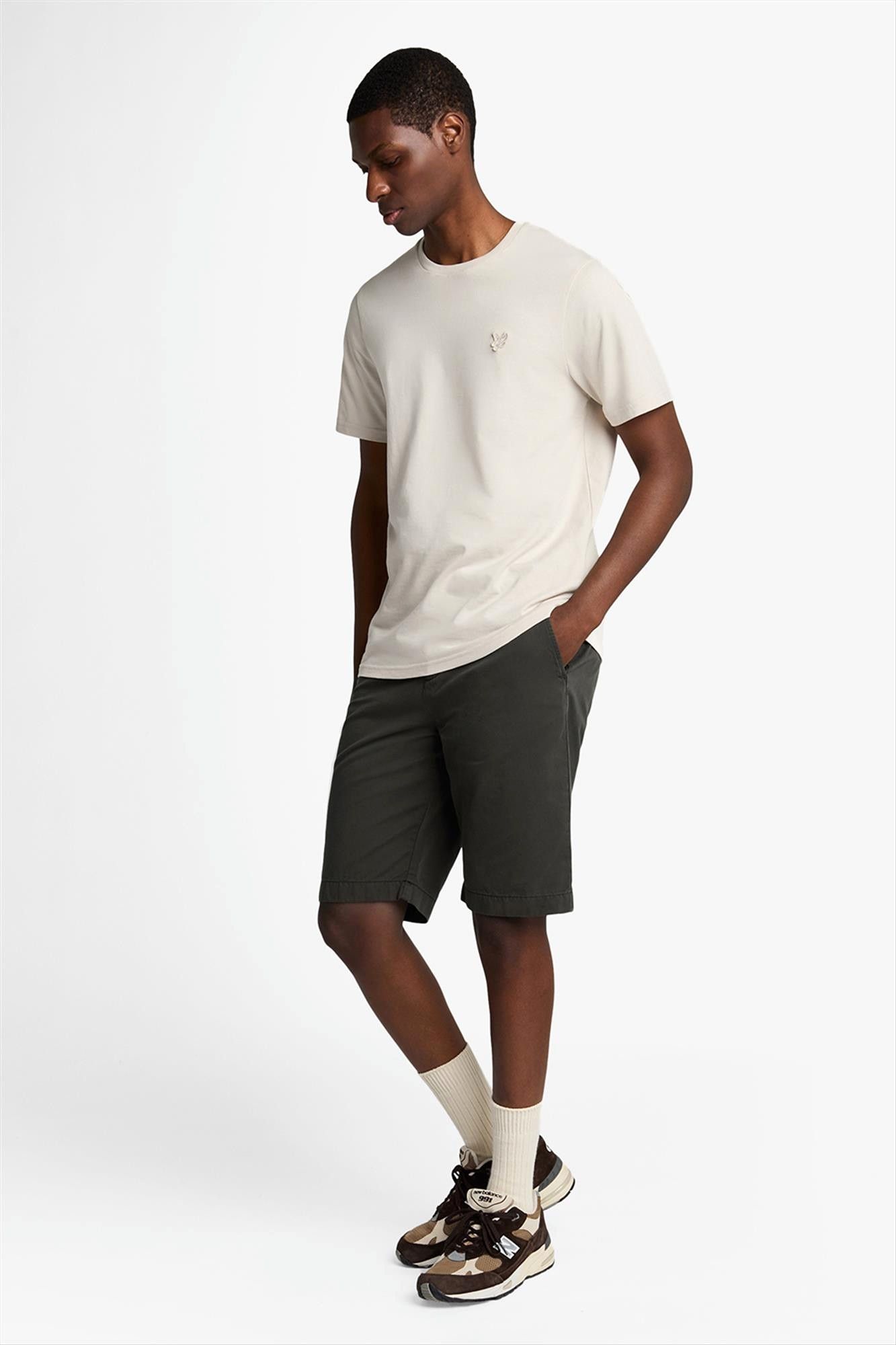 Lyle & Scott - Olijfgroene Chino short
