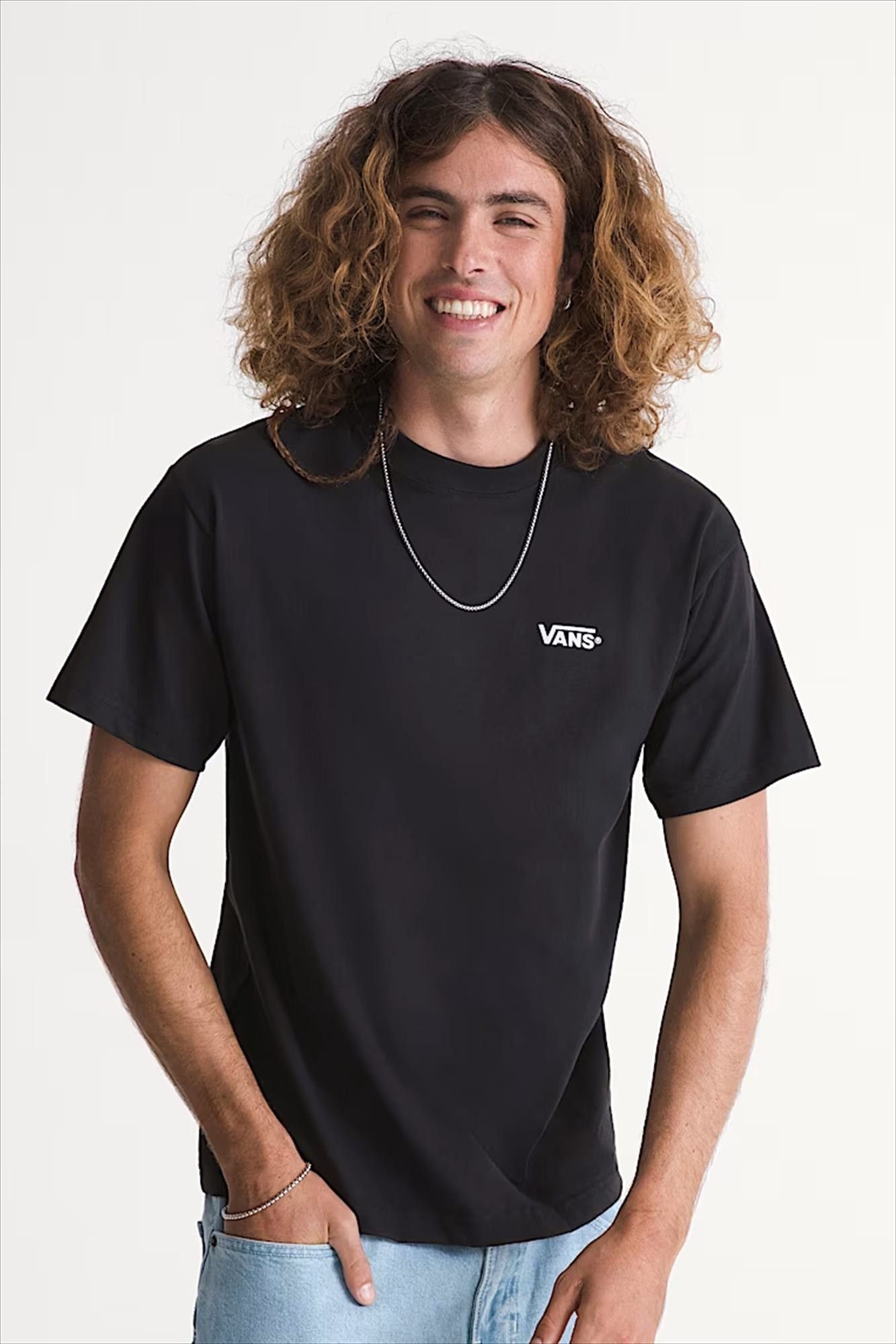 Vans  - Zwarte New Left Chest T-shirt