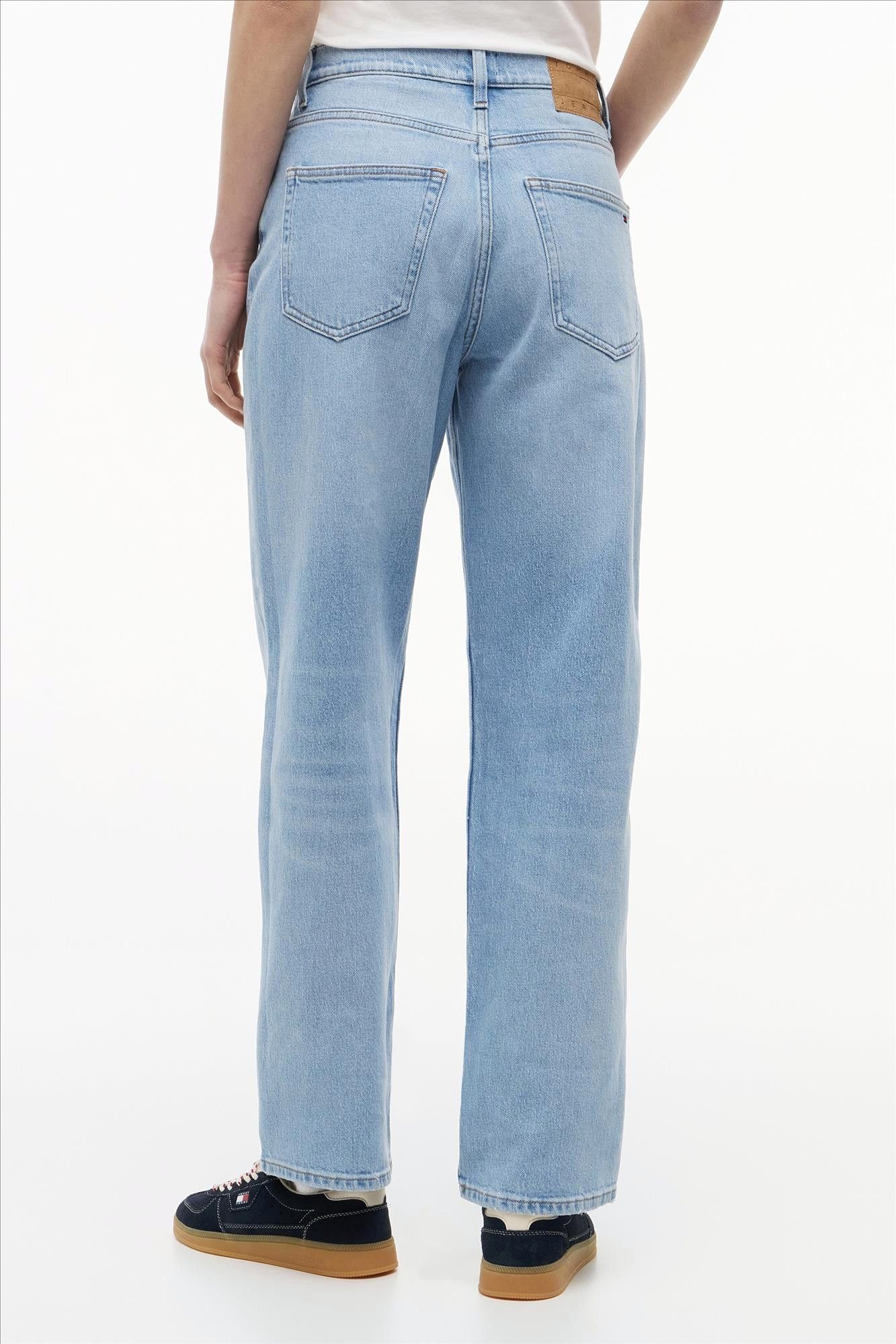 Tommy Jeans - Lichtblauwe Layla slim straight jeans