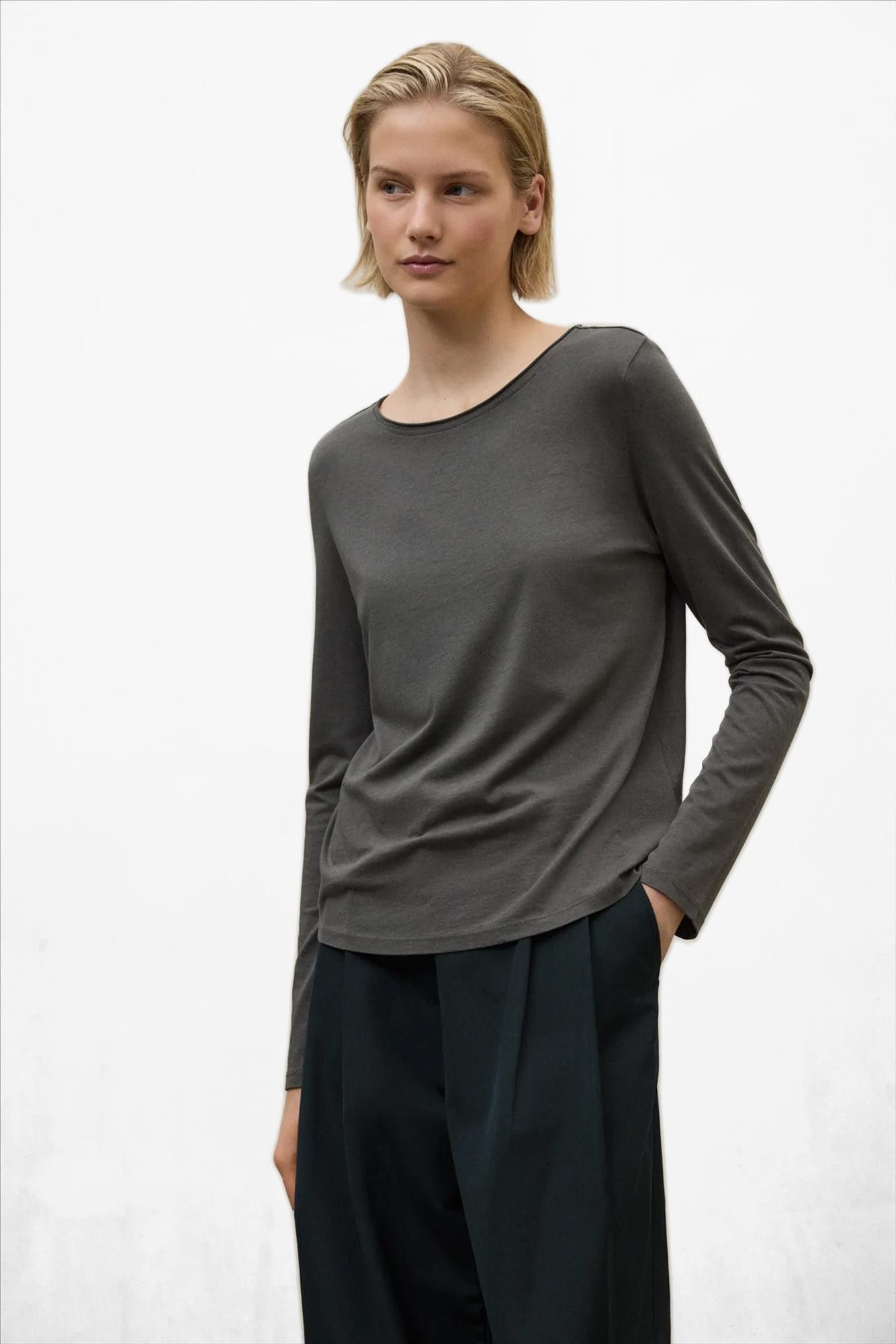 ECOALF - Donkergrijze Cale T-shirt