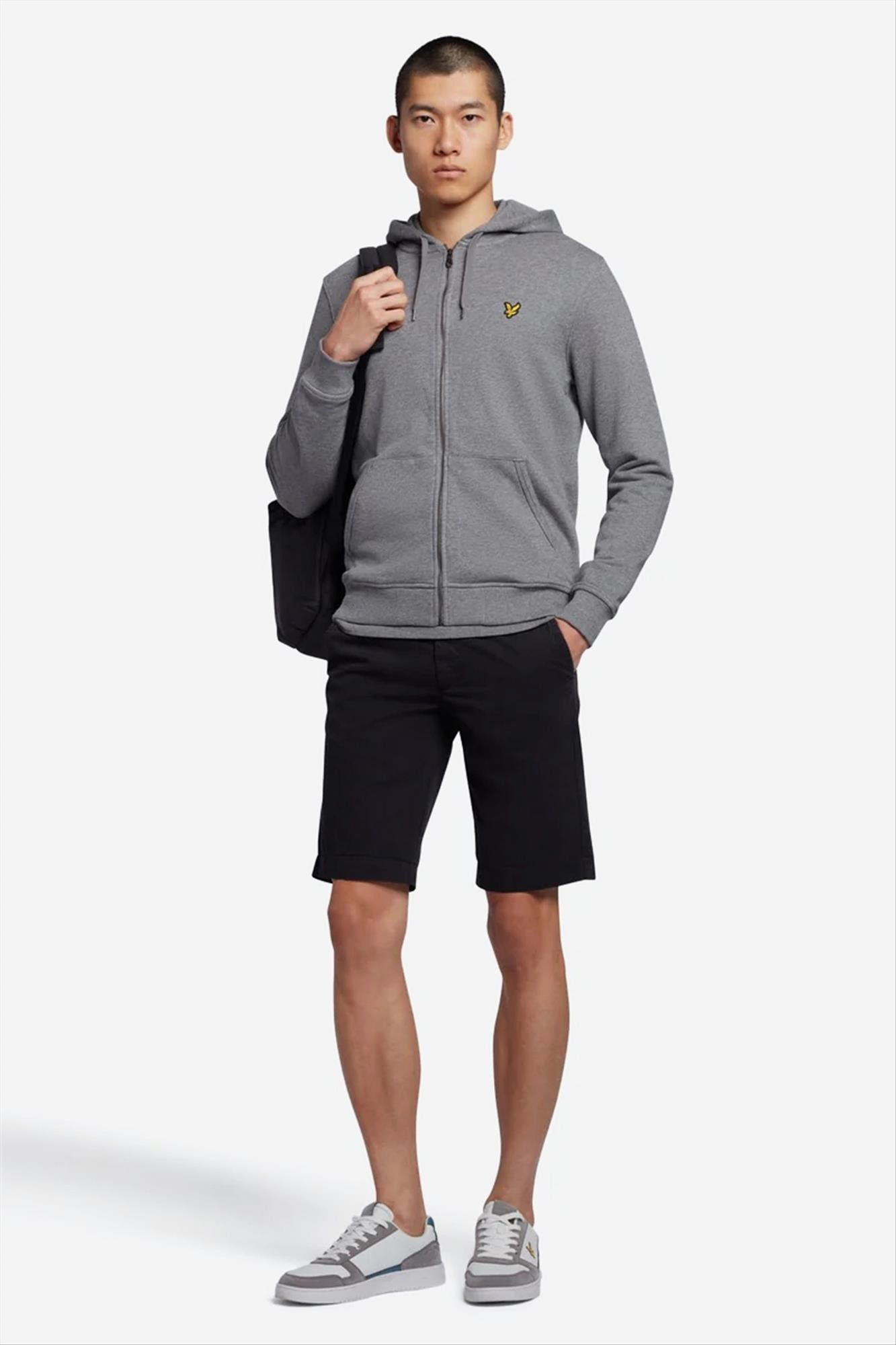 Lyle & Scott - Zwarte Chino short