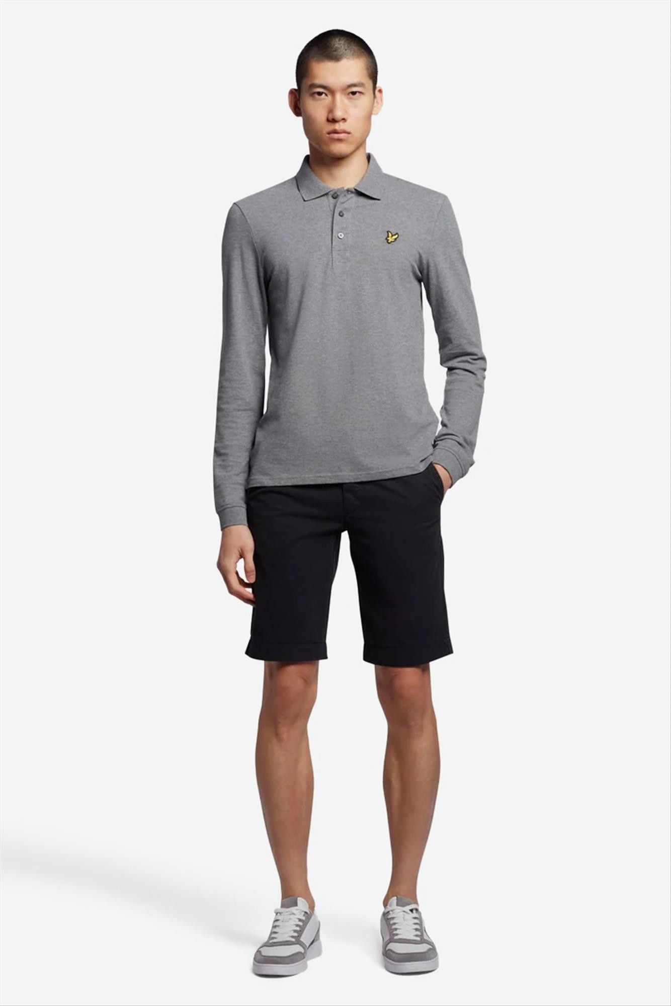 Lyle & Scott - Zwarte Chino short