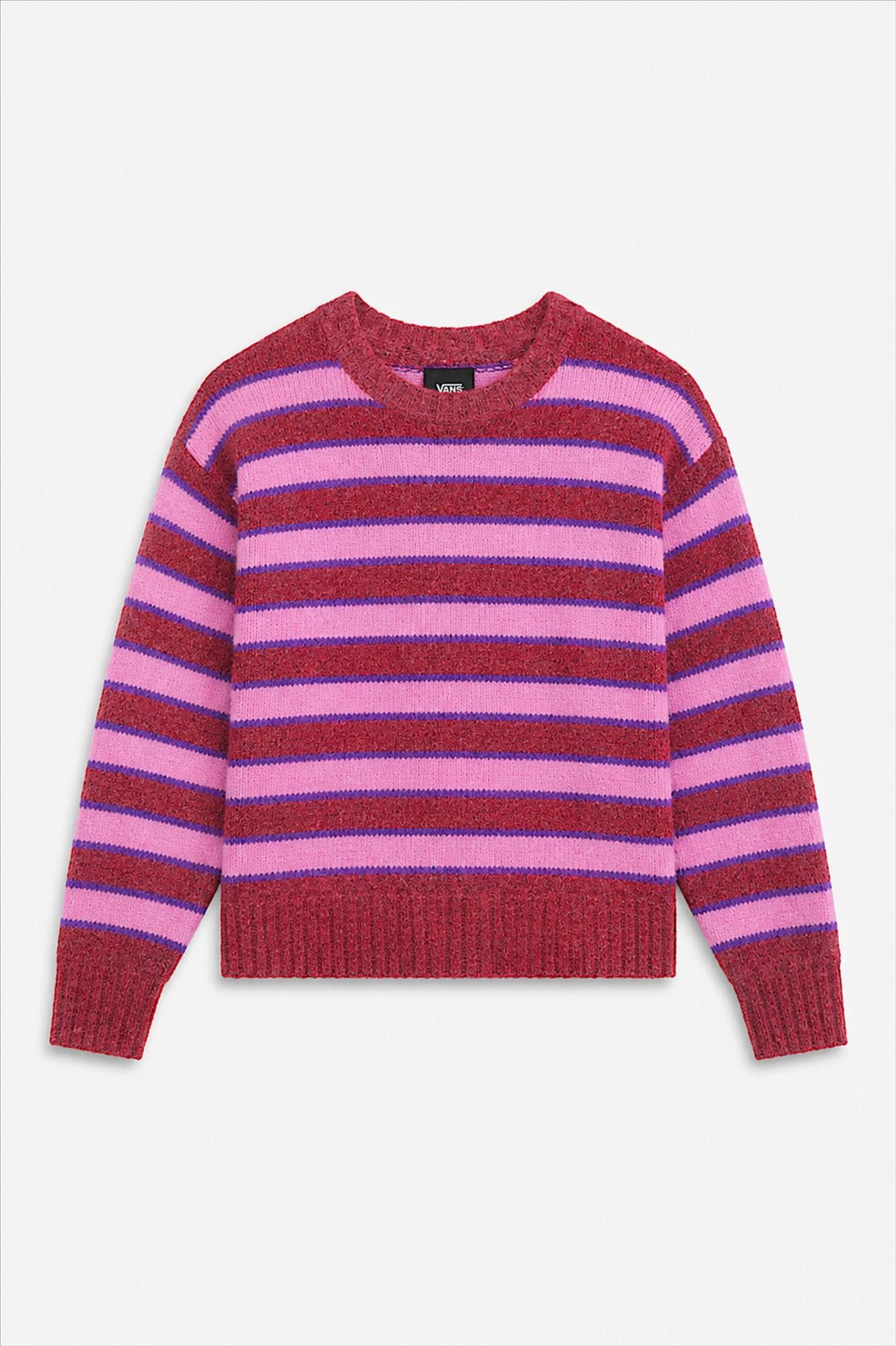 Vans  - Bordeaux-Roze Rollins Stripe trui