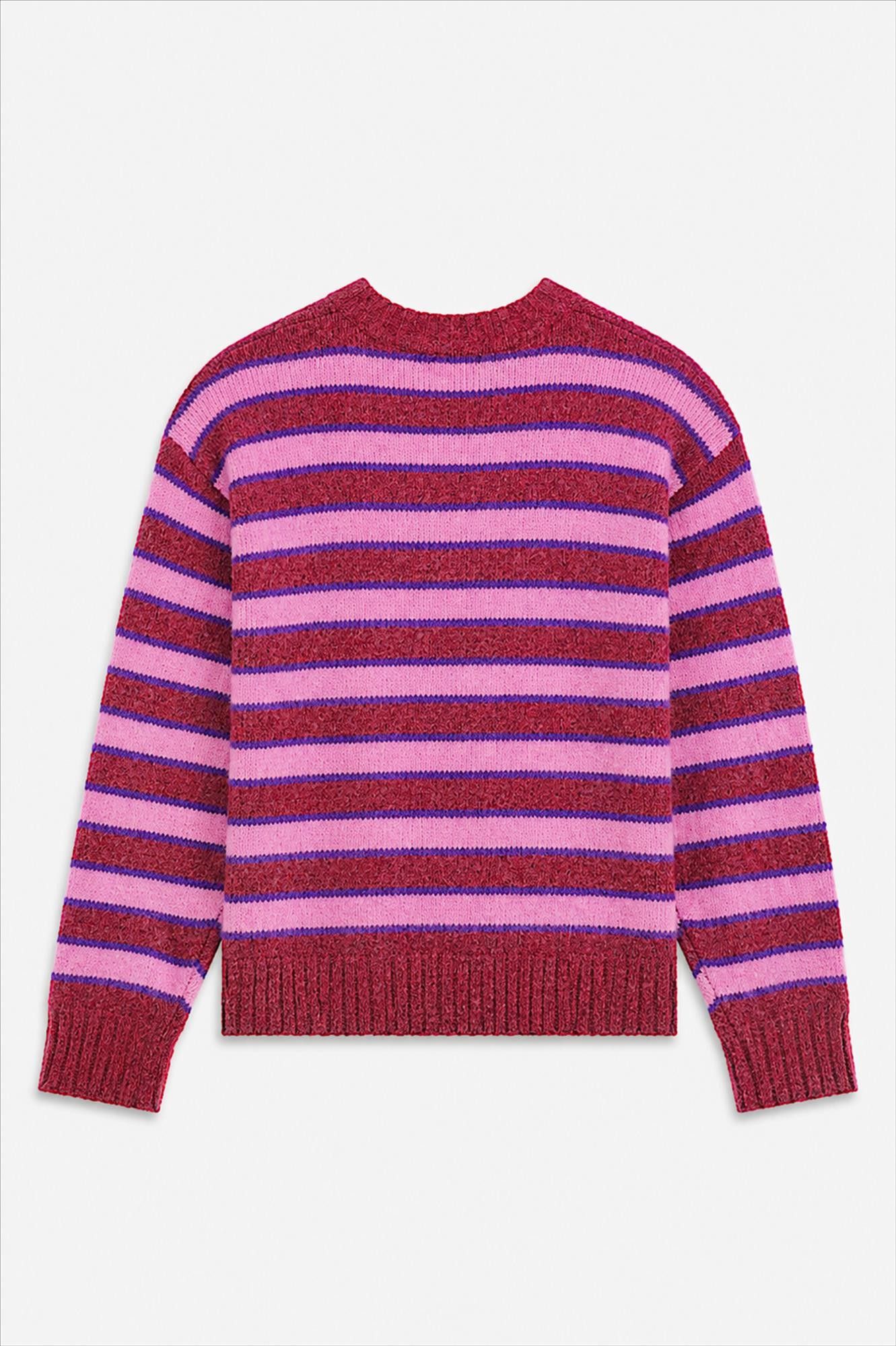 Vans  - Bordeaux-Roze Rollins Stripe trui