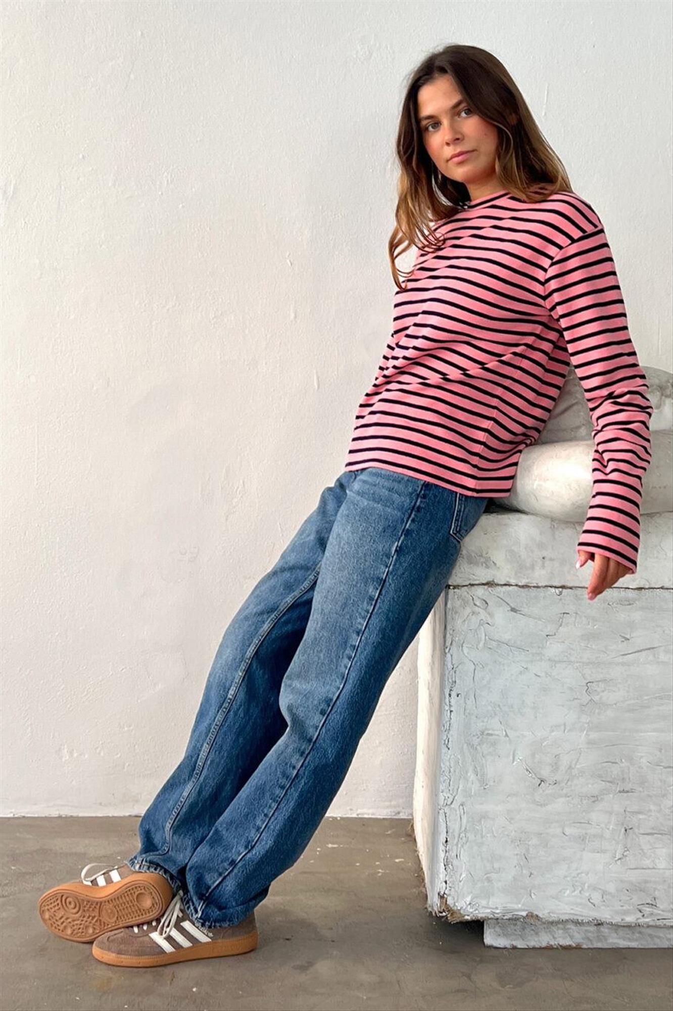 Boii Studios - Roze Nete longsleeve