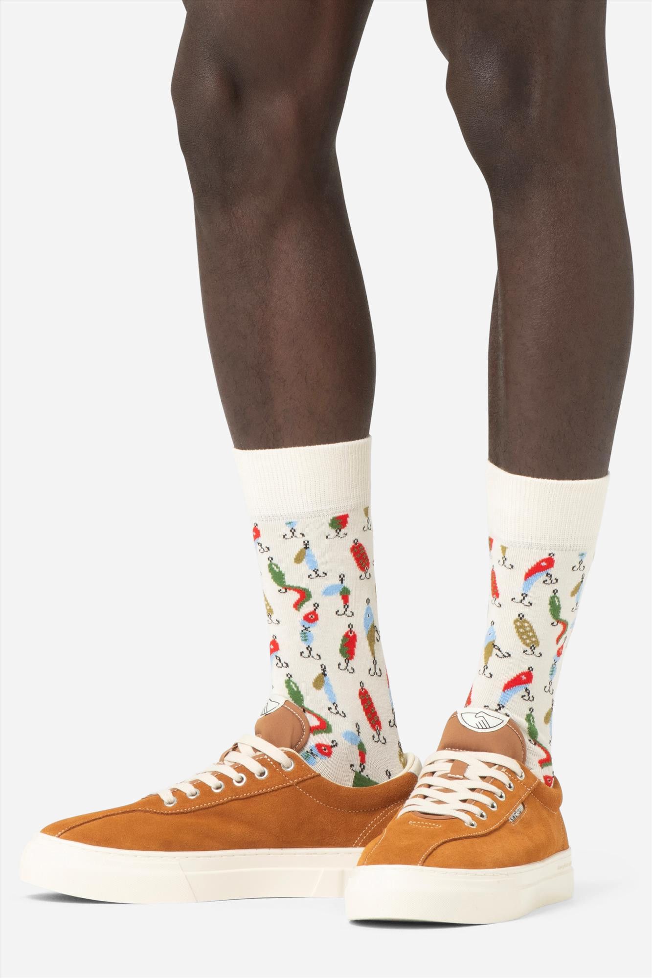Happy Socks - Ecru Fishing Gear sokken, maat: 41-46