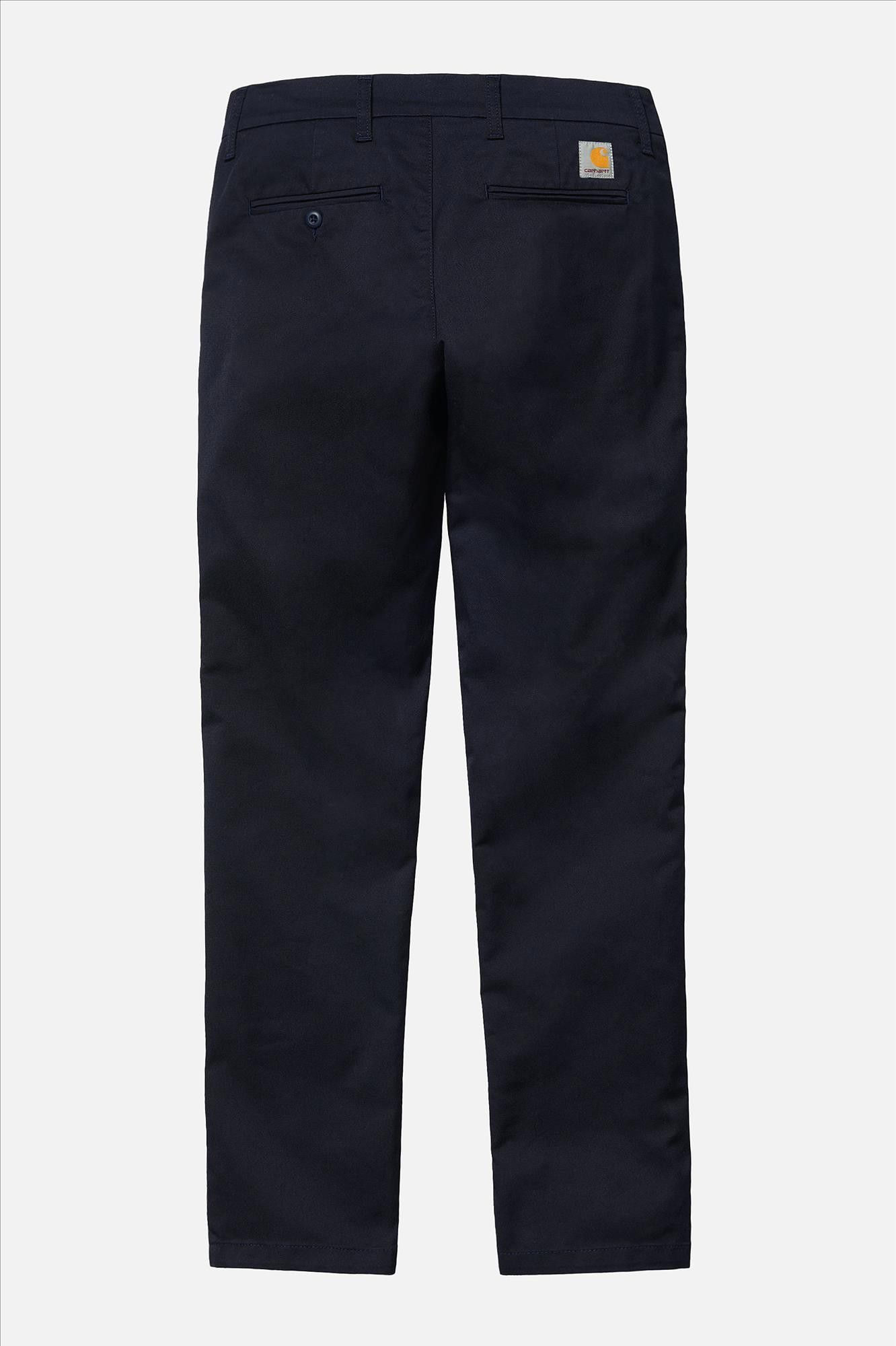 Carhartt WIP - Blauwe Sid Pant slim chino