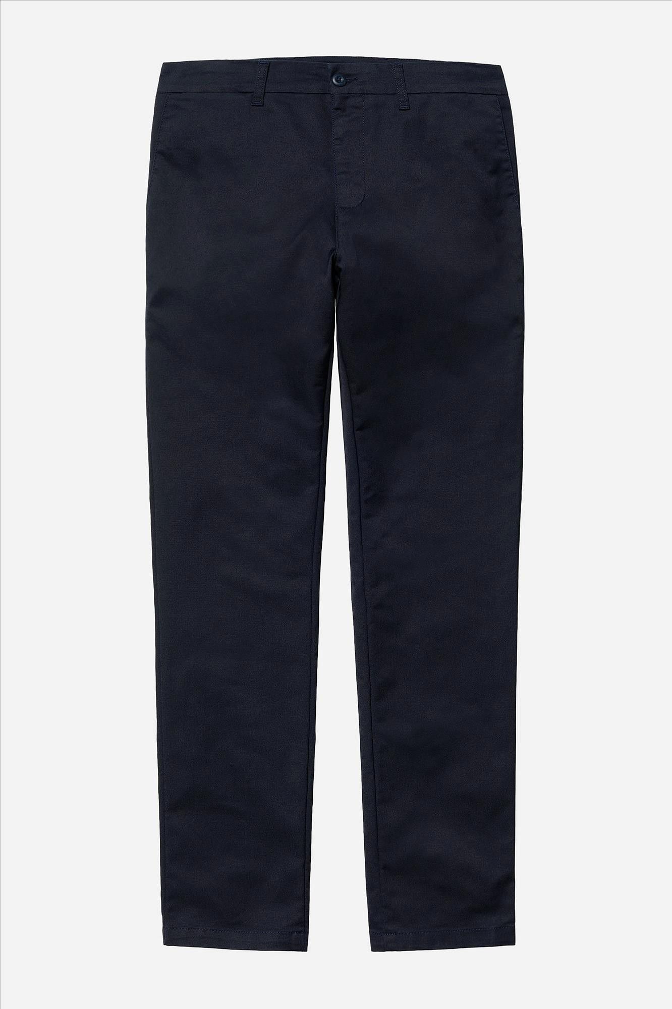 Carhartt WIP - Blauwe Sid Pant slim chino