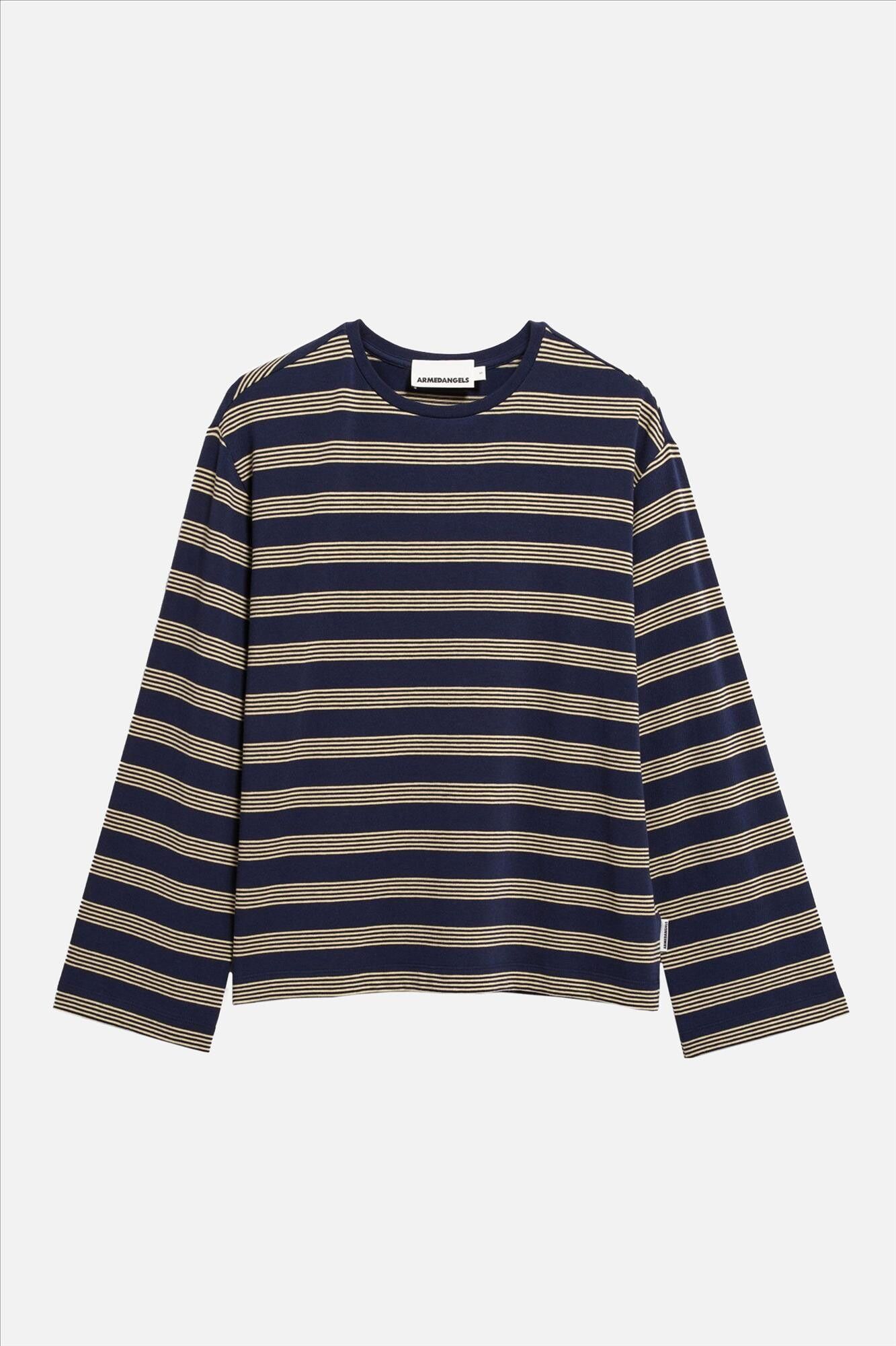 Armed Angels - Donkerblauwe Marynaa longsleeve