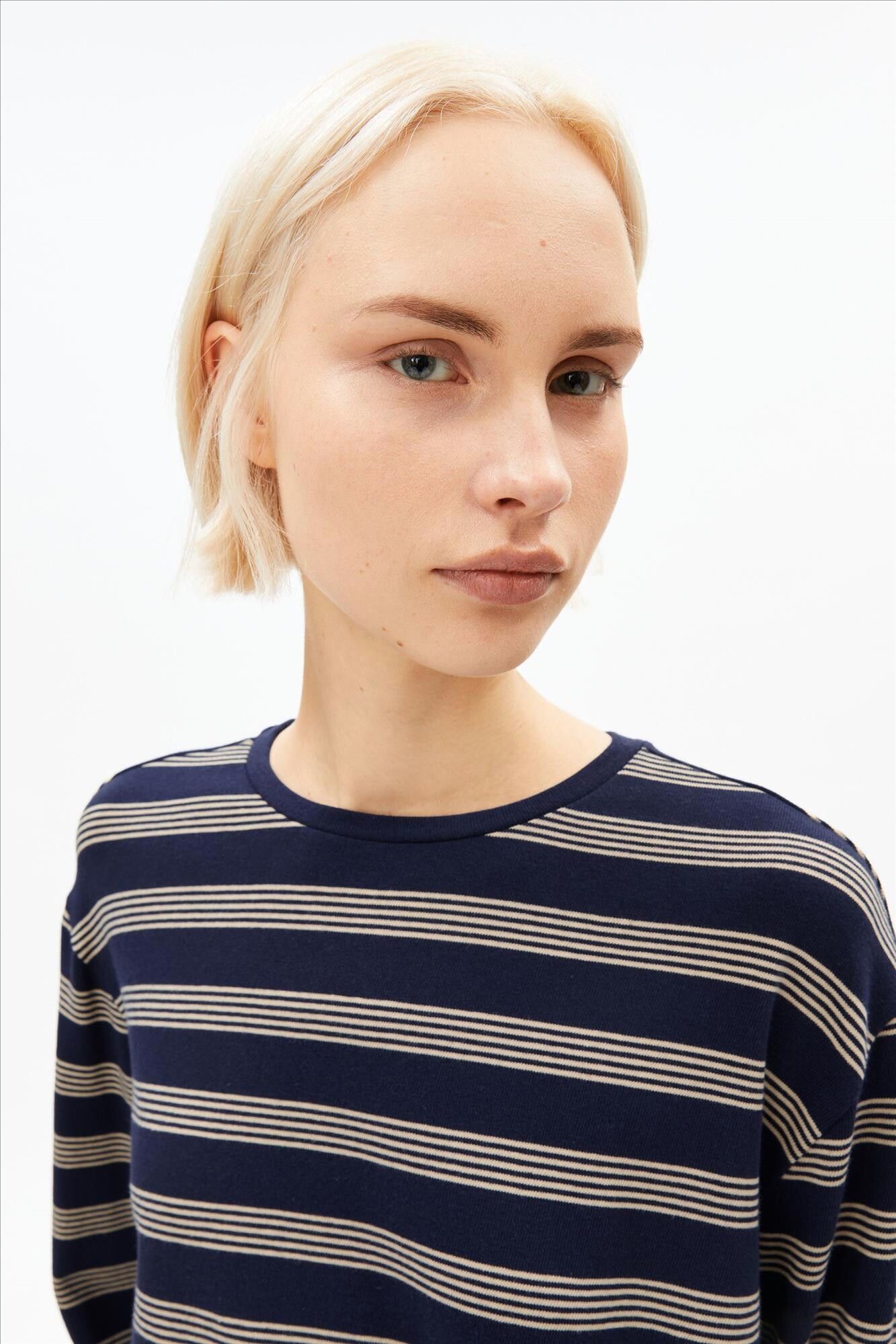 Armed Angels - Donkerblauwe Marynaa longsleeve