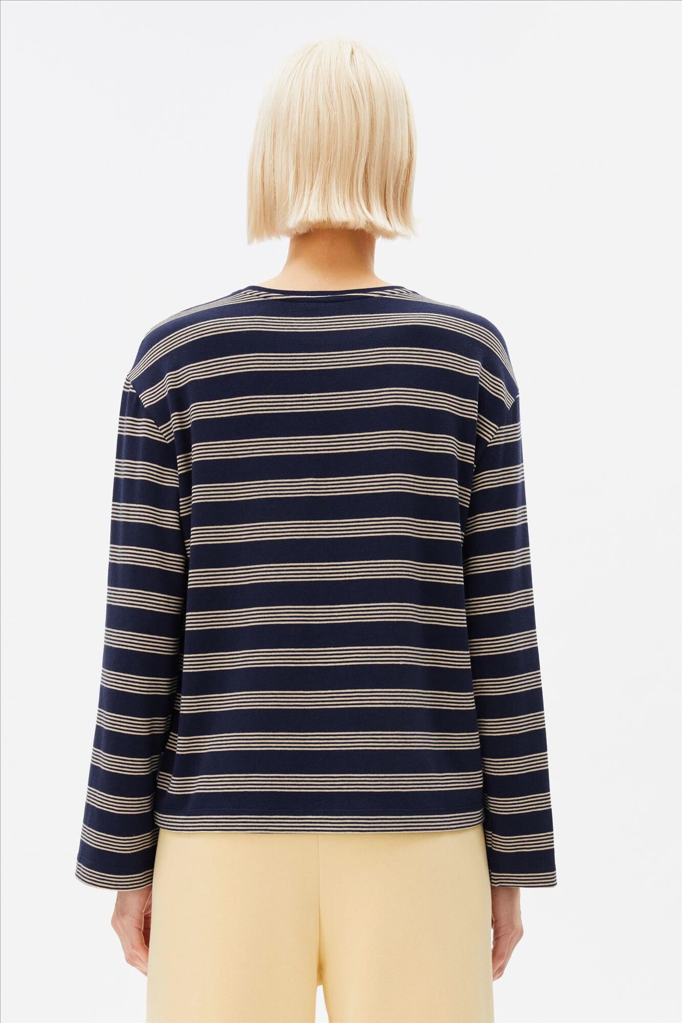 Armed Angels - Donkerblauwe Marynaa longsleeve
