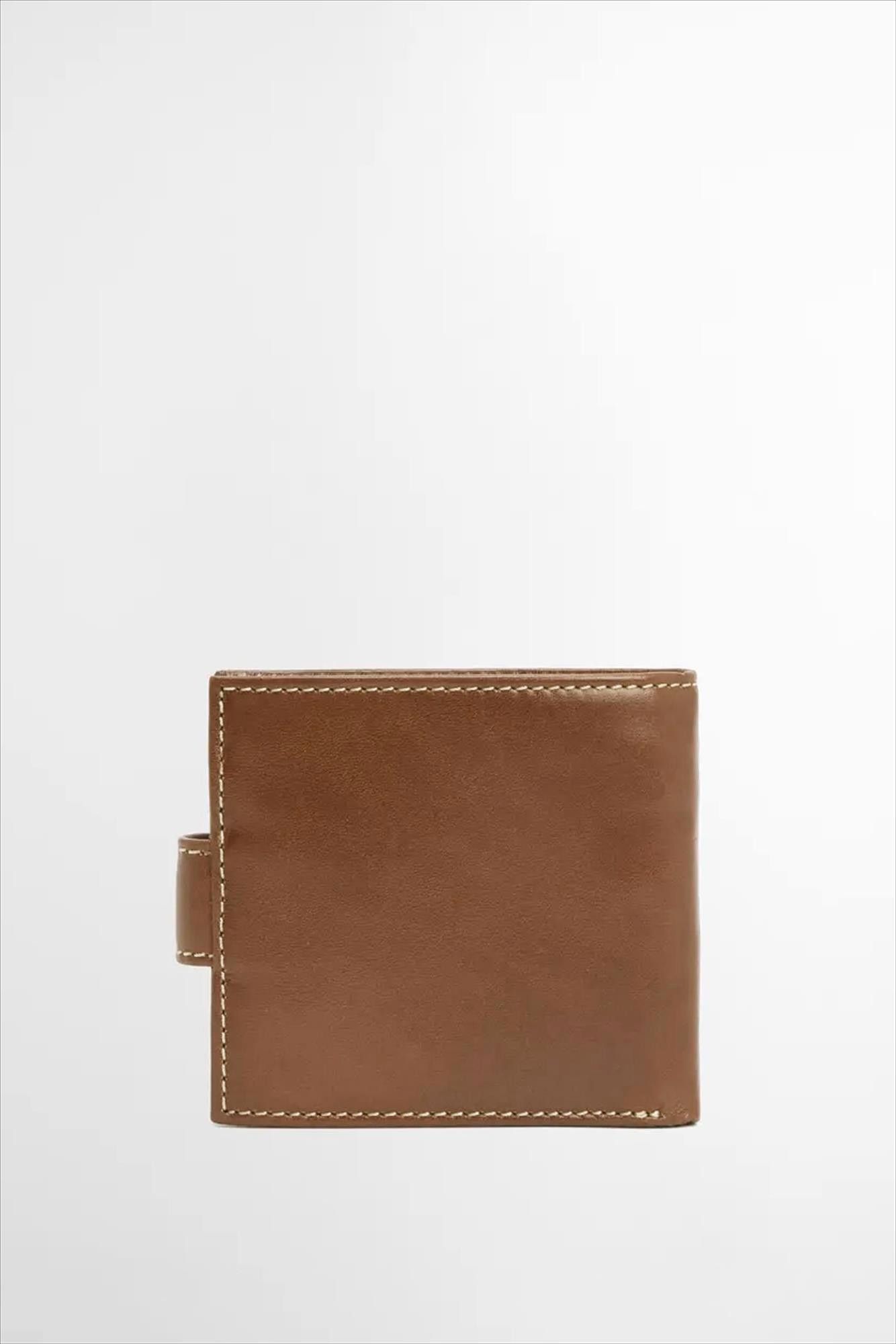 Barbour - Bruine Bolam Leather portemonnee