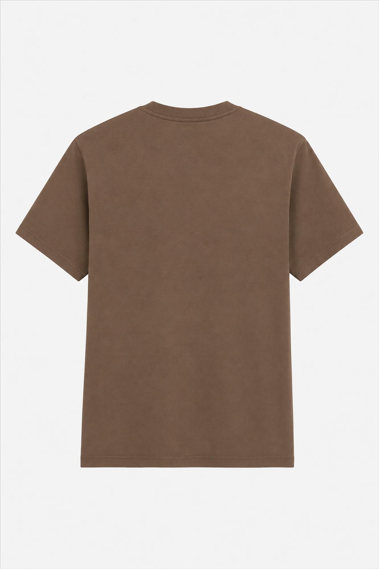 Vans  - Donkerbruine Left Chest Logo T-shirt