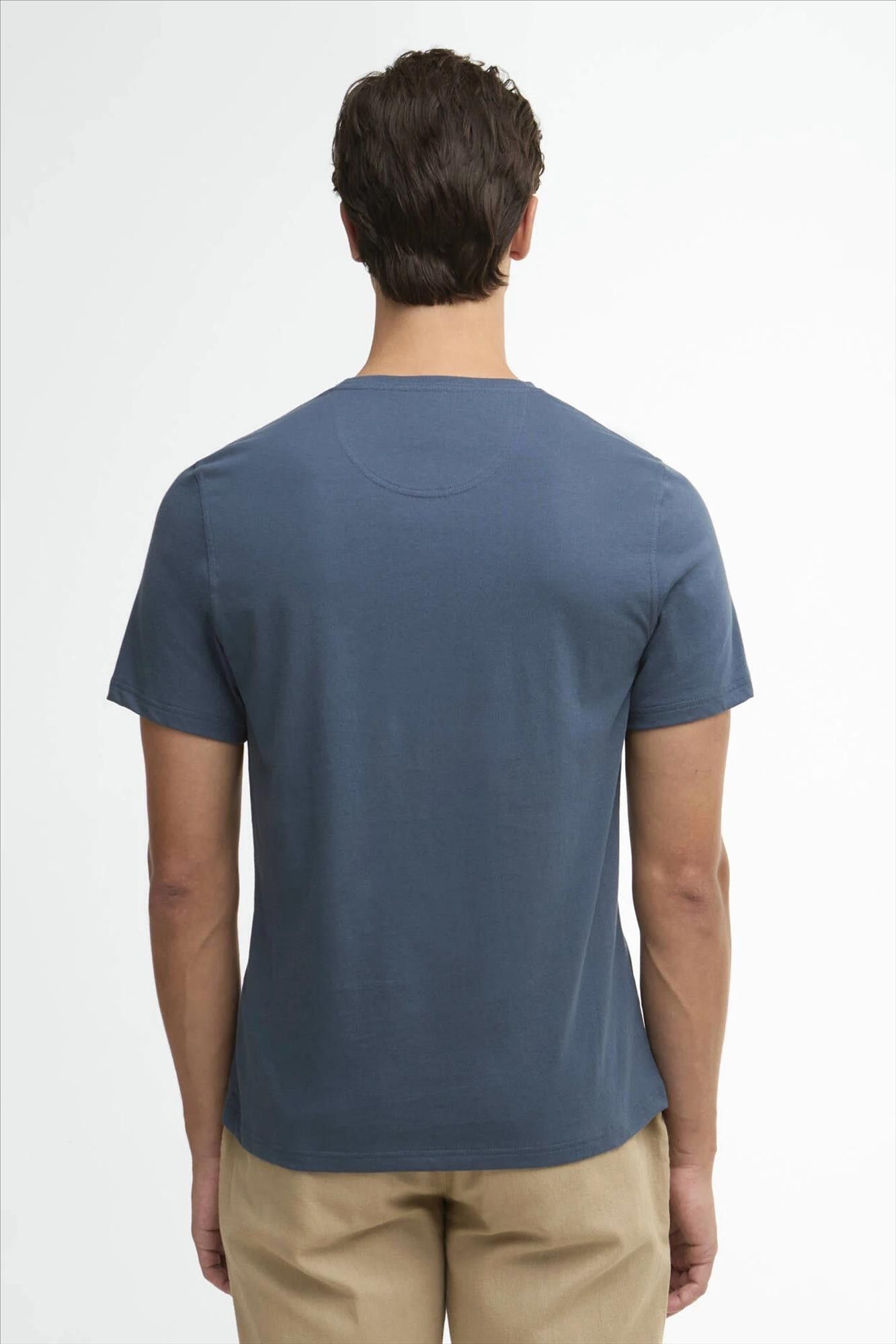 Barbour - Blauwe Langdon Pocket T-shirt