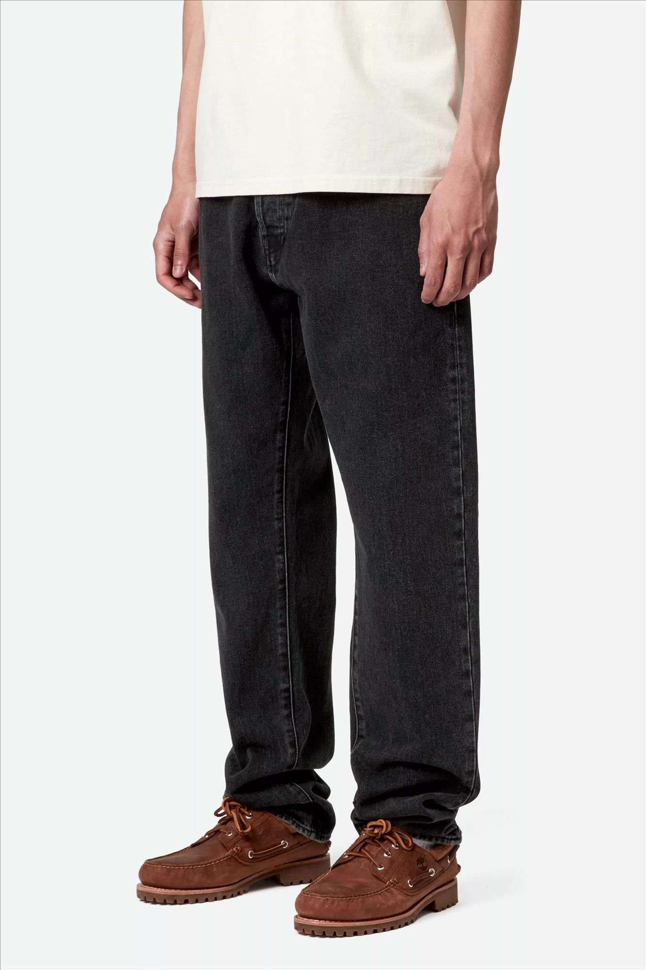 Carhartt WIP - Zwarte Klondike relaxed tapered jeans