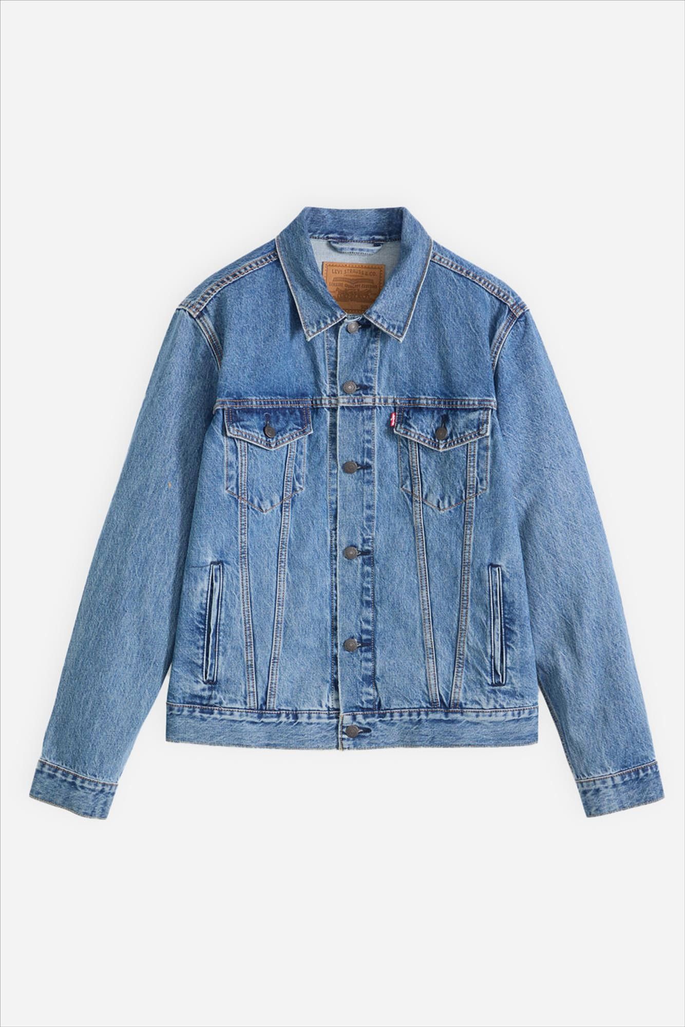 Levi's - Middenblauwe Standard trucker jacket