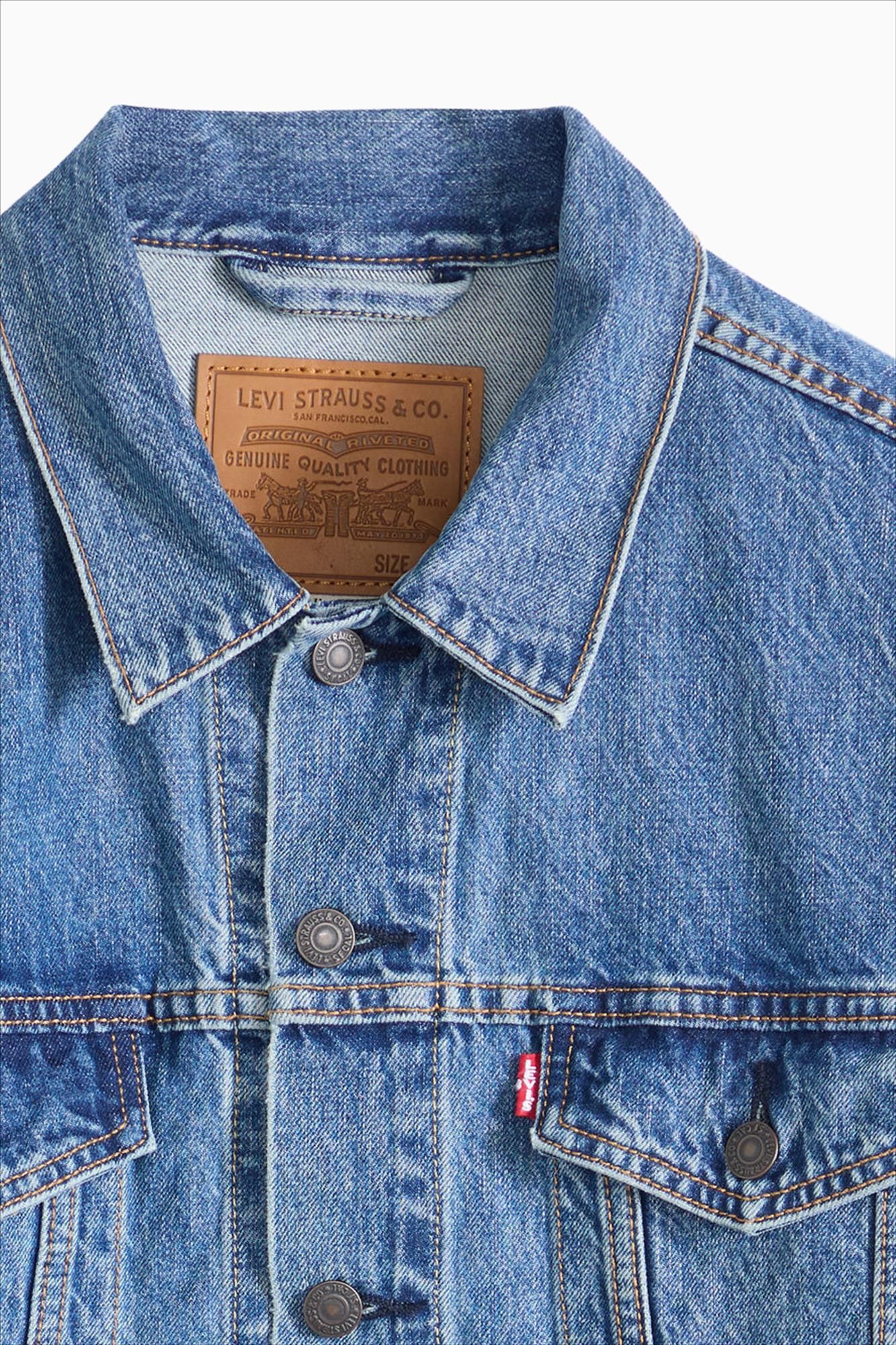 Levi's - Middenblauwe Standard trucker jacket