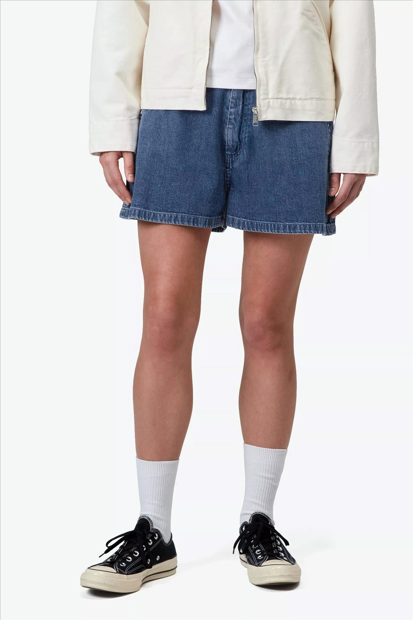 Carhartt WIP - Middenblauwe Lova jeansshort