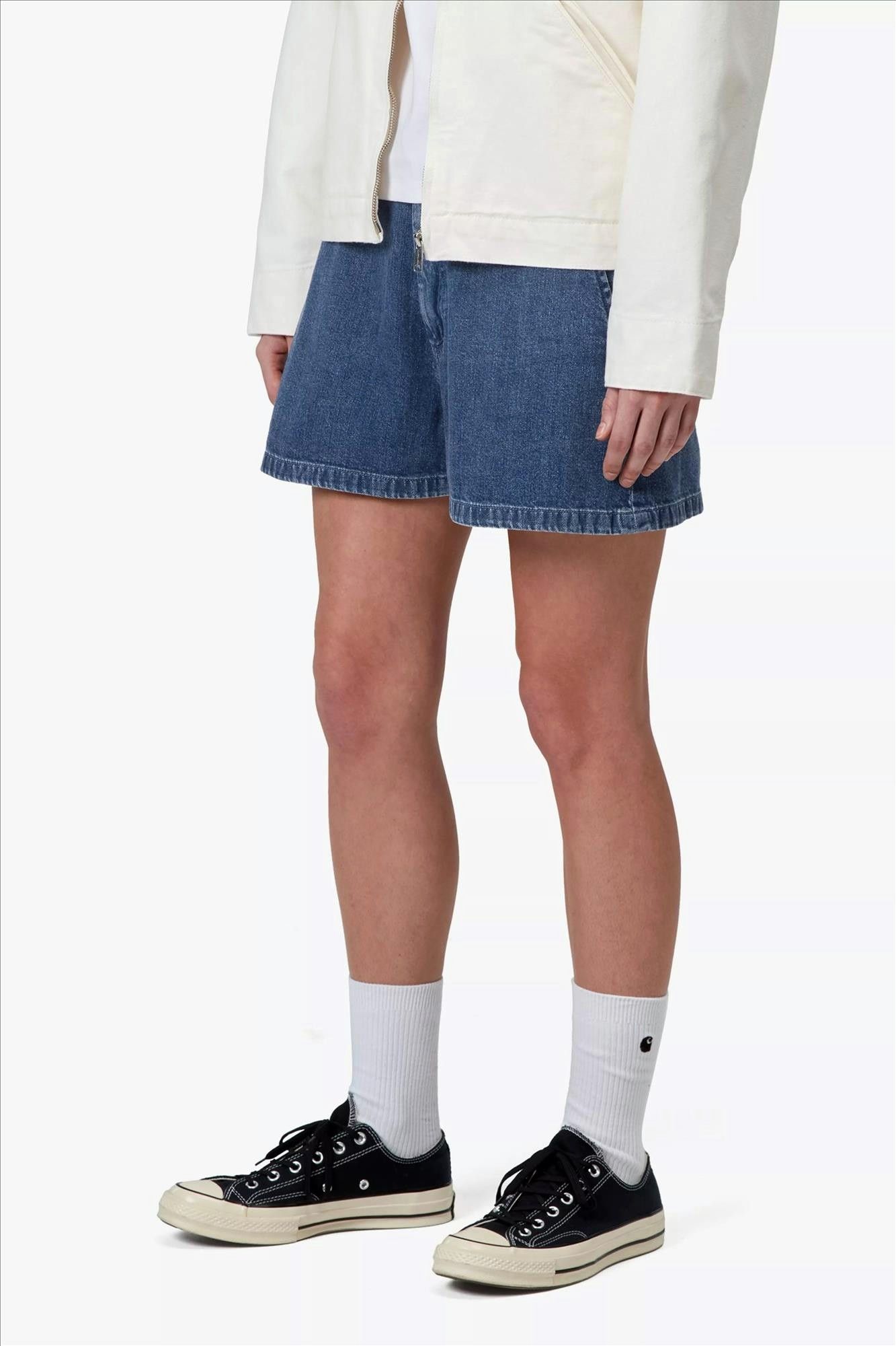 Carhartt WIP - Middenblauwe Lova jeansshort