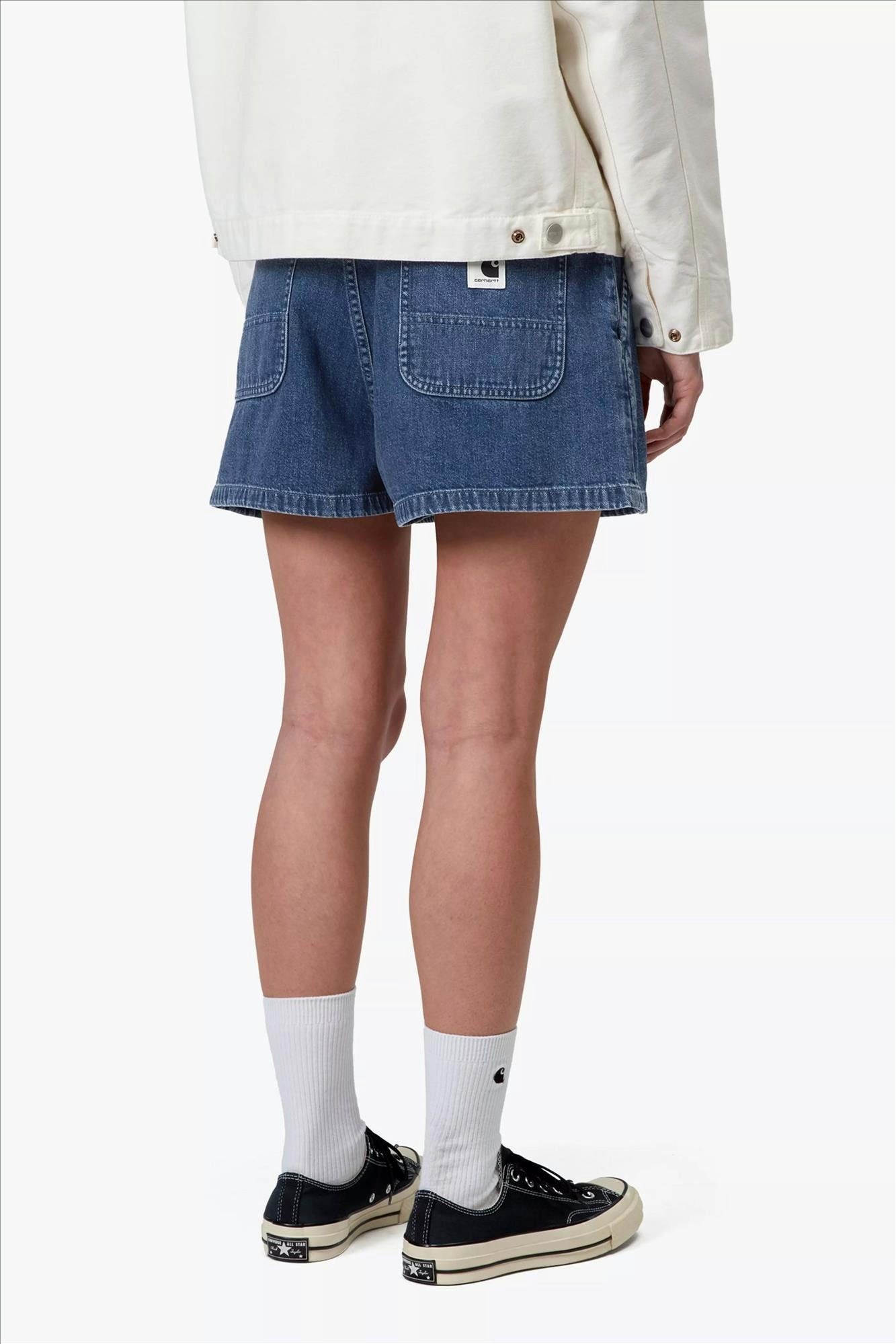 Carhartt WIP - Middenblauwe Lova jeansshort
