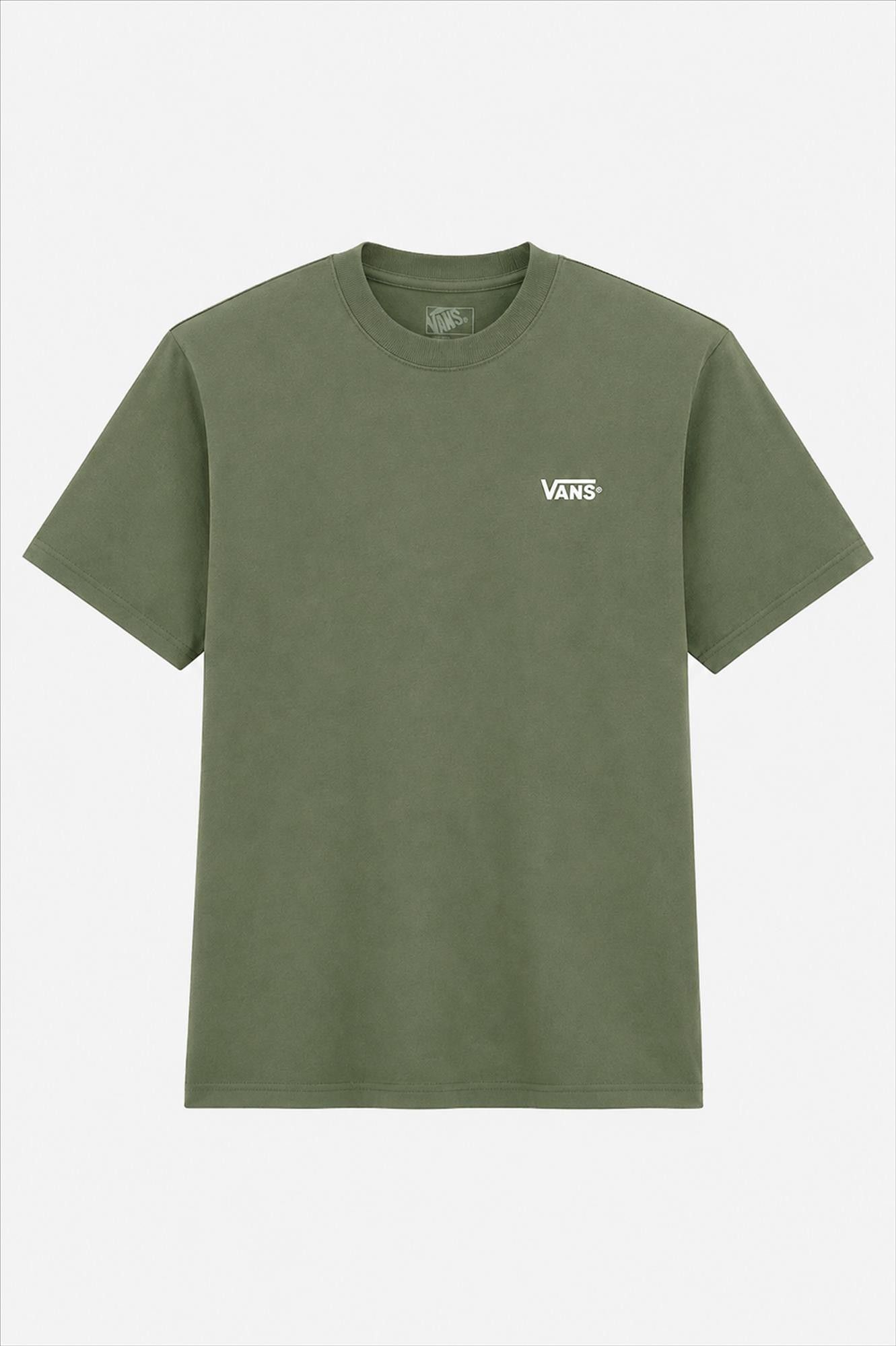 Vans  - Groene Left Chest Logo T-shirt