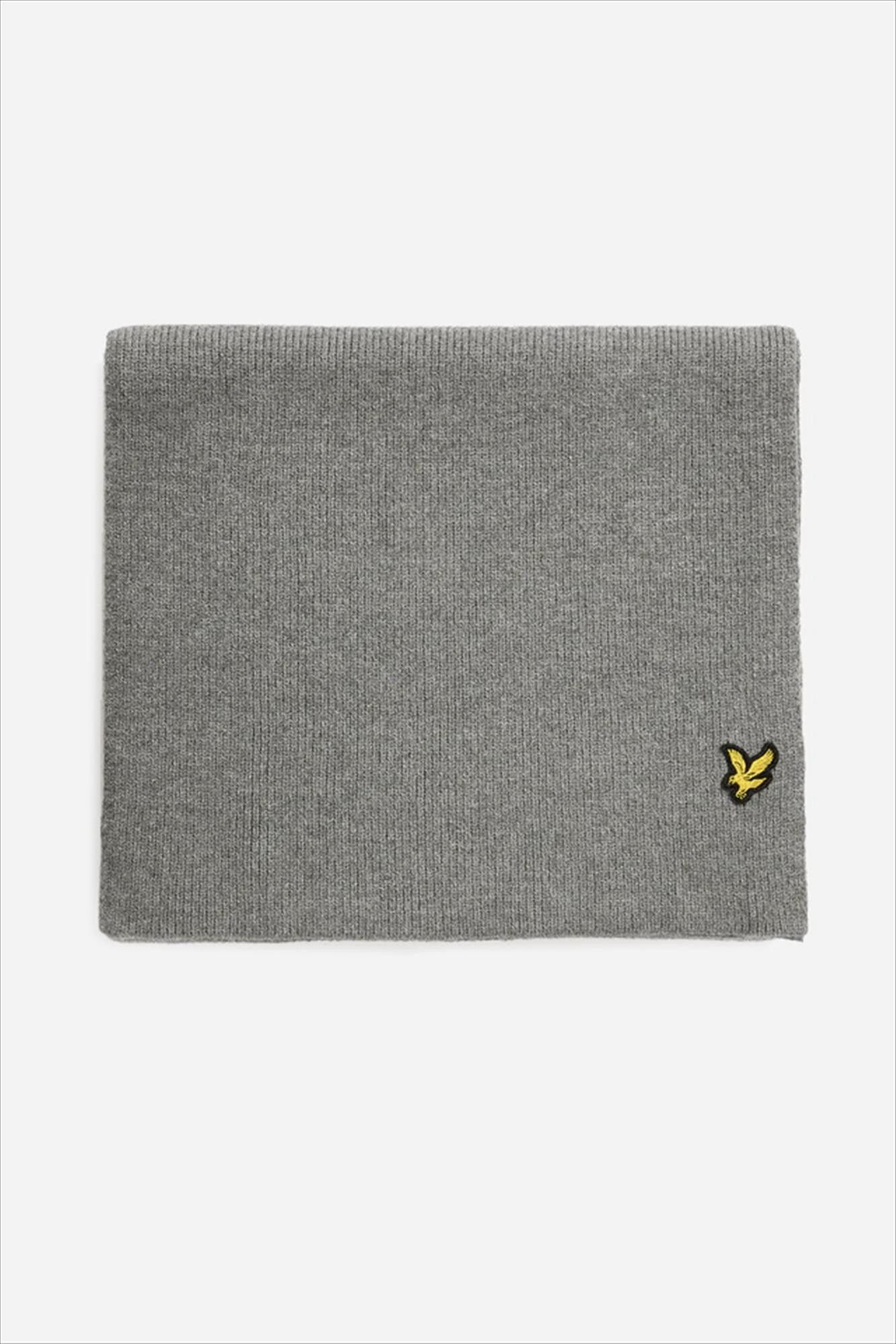 Lyle & Scott - Grijze Plain sjaal