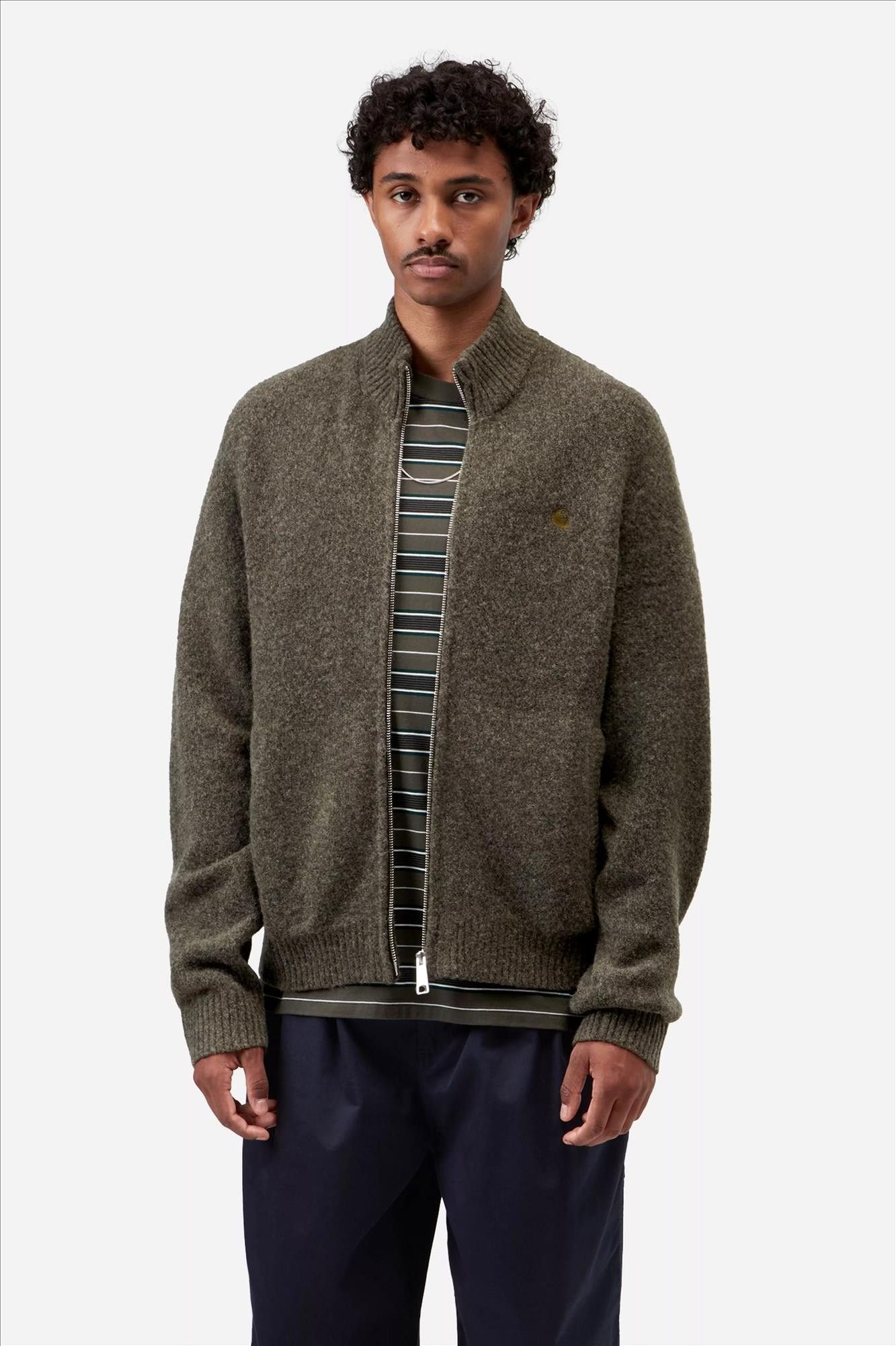 Carhartt WIP - Kaki Curtis sweater jacket