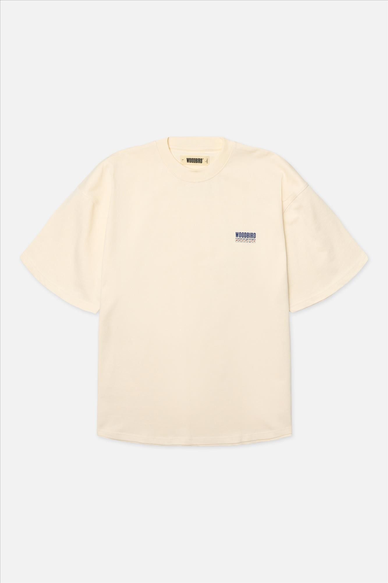 WOODBIRD - Ecru Beam Cart T-shirt