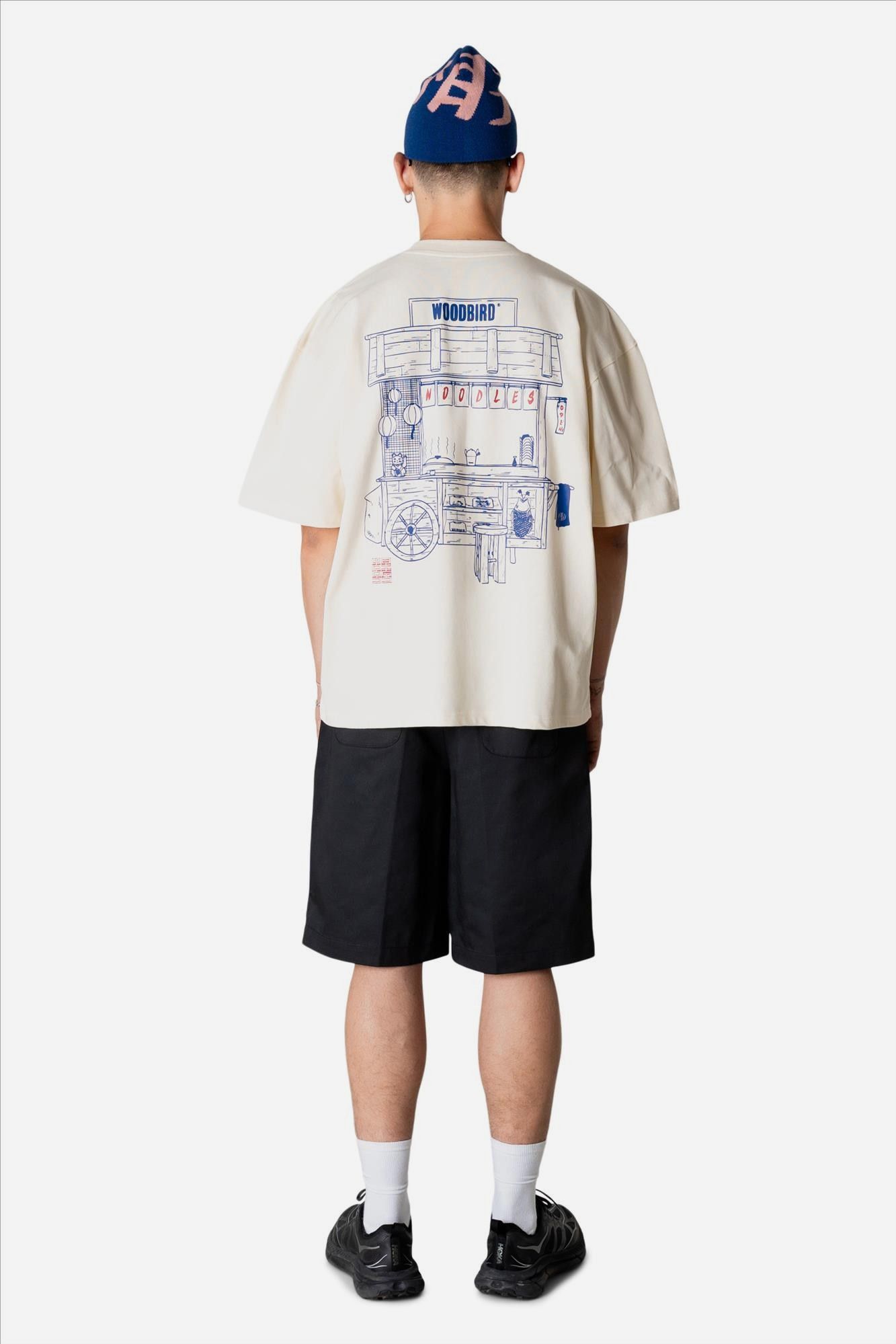 WOODBIRD - Ecru Beam Cart T-shirt