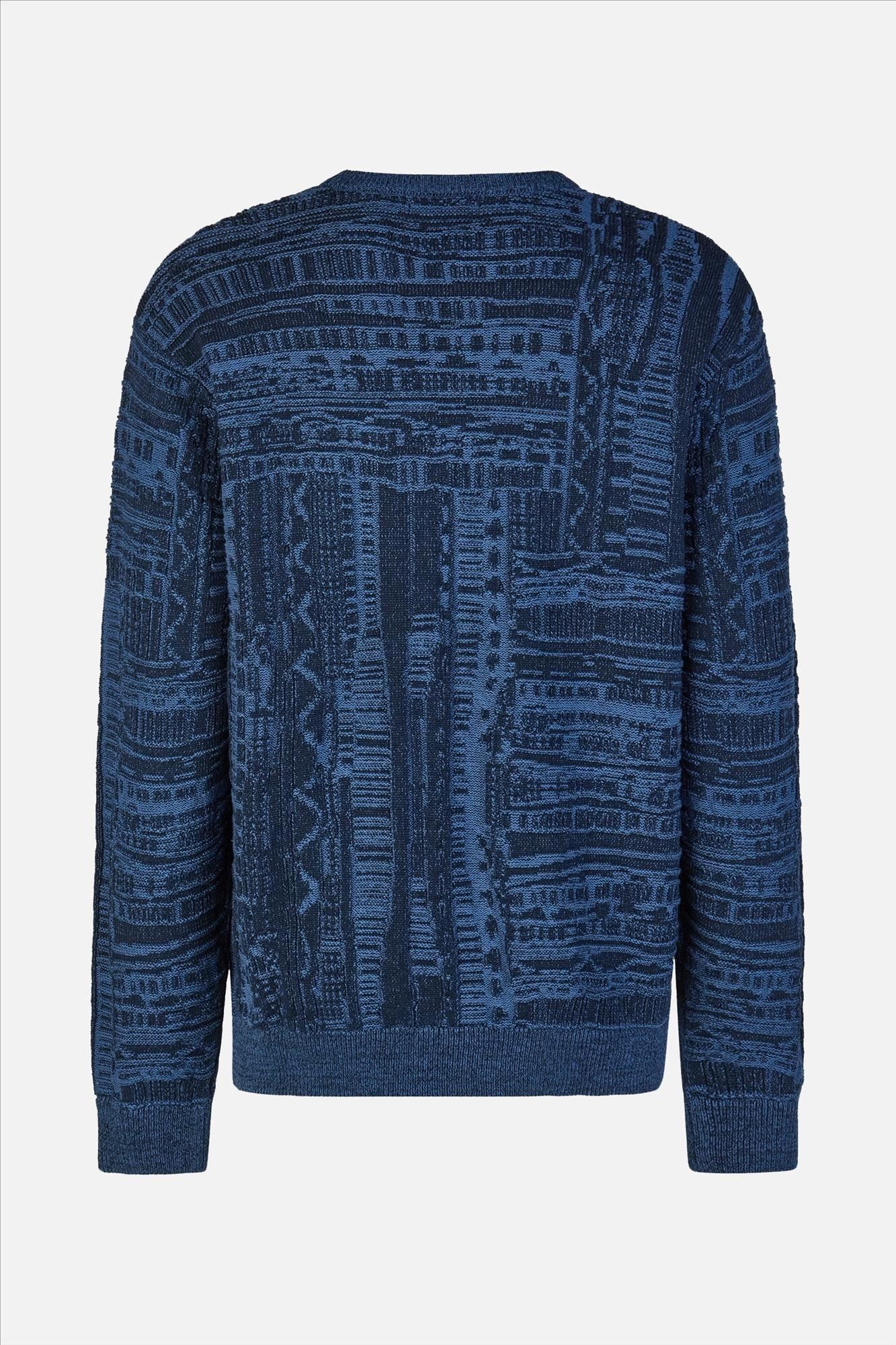 Iriedaily - Blauwe Theo Structure trui