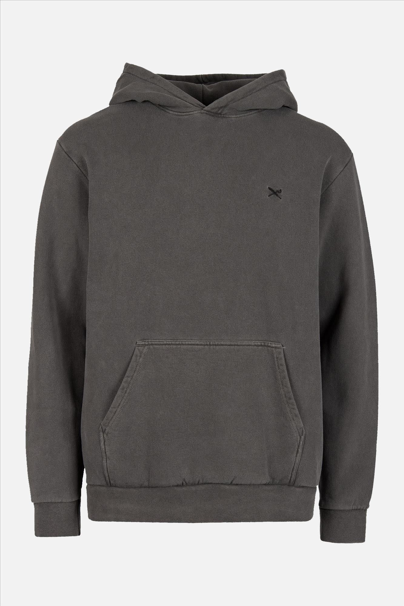 Iriedaily - Zwarte Vingtage Dye hoodie