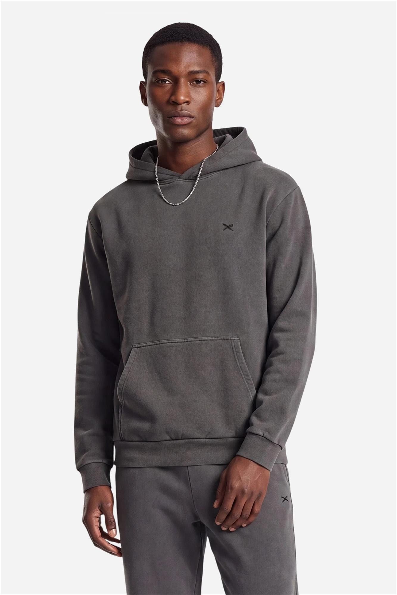 Iriedaily - Zwarte Vingtage Dye hoodie