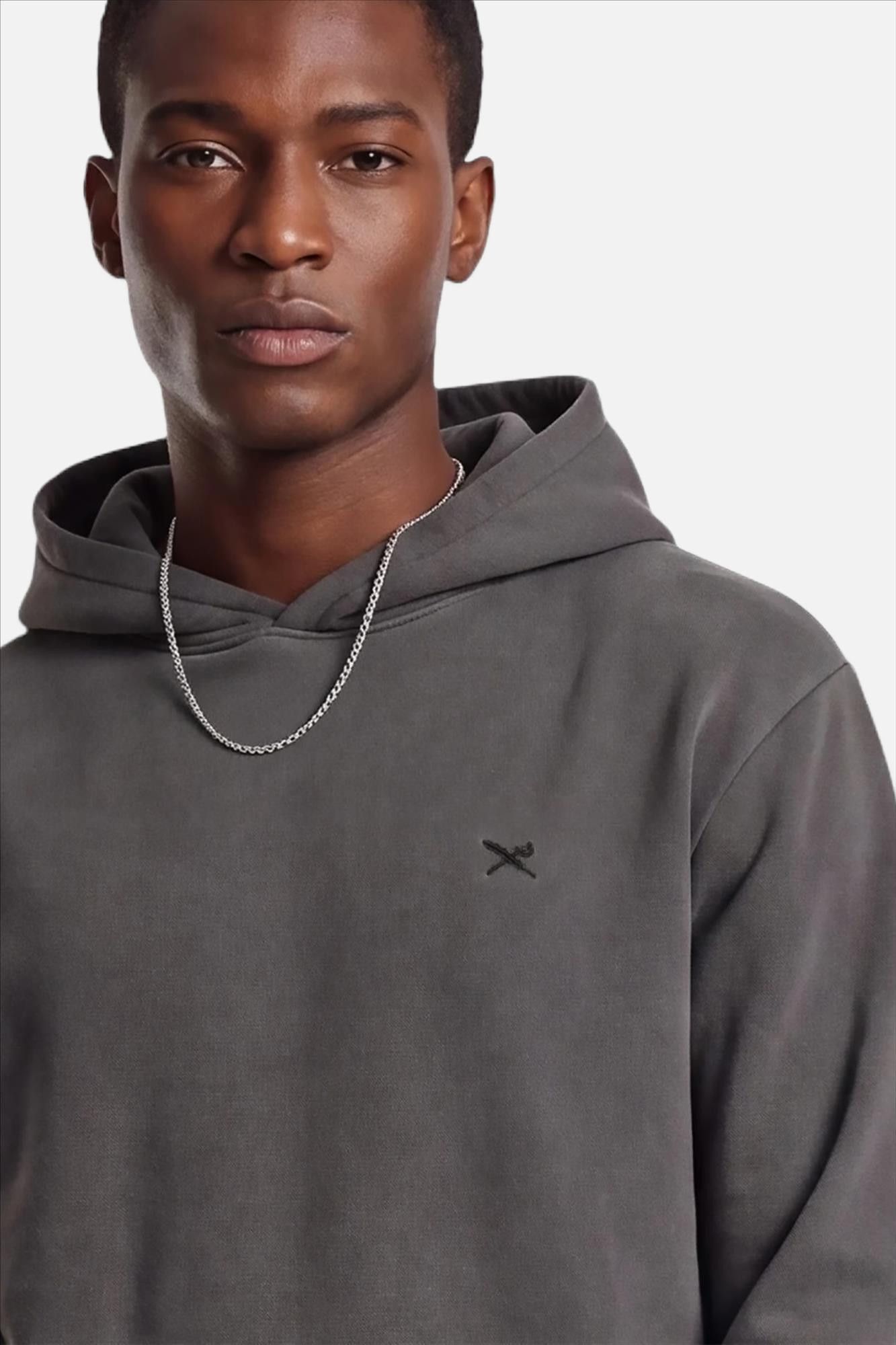Iriedaily - Zwarte Vingtage Dye hoodie