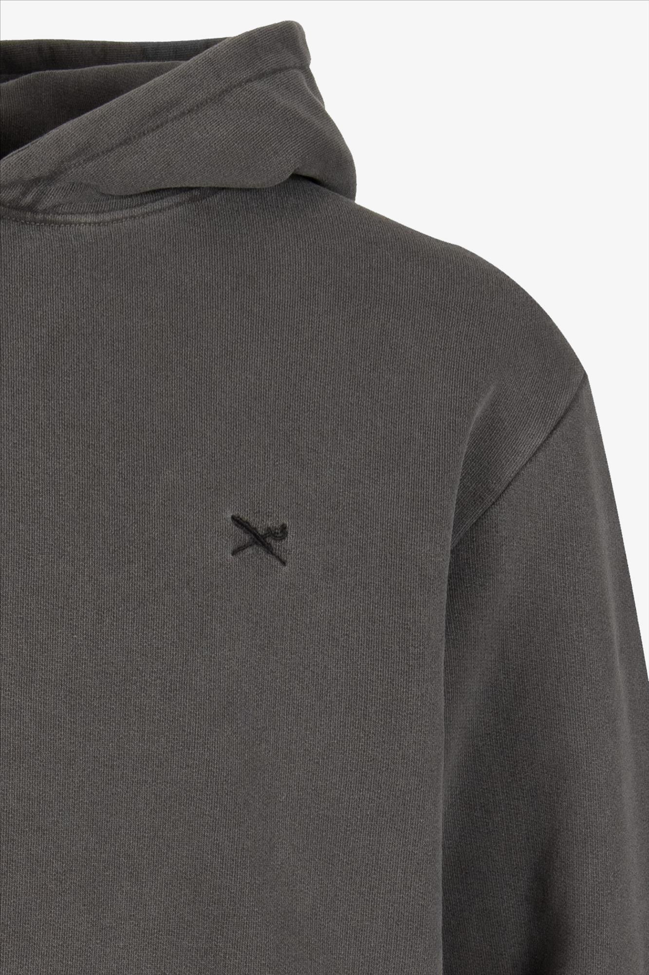 Iriedaily - Zwarte Vingtage Dye hoodie