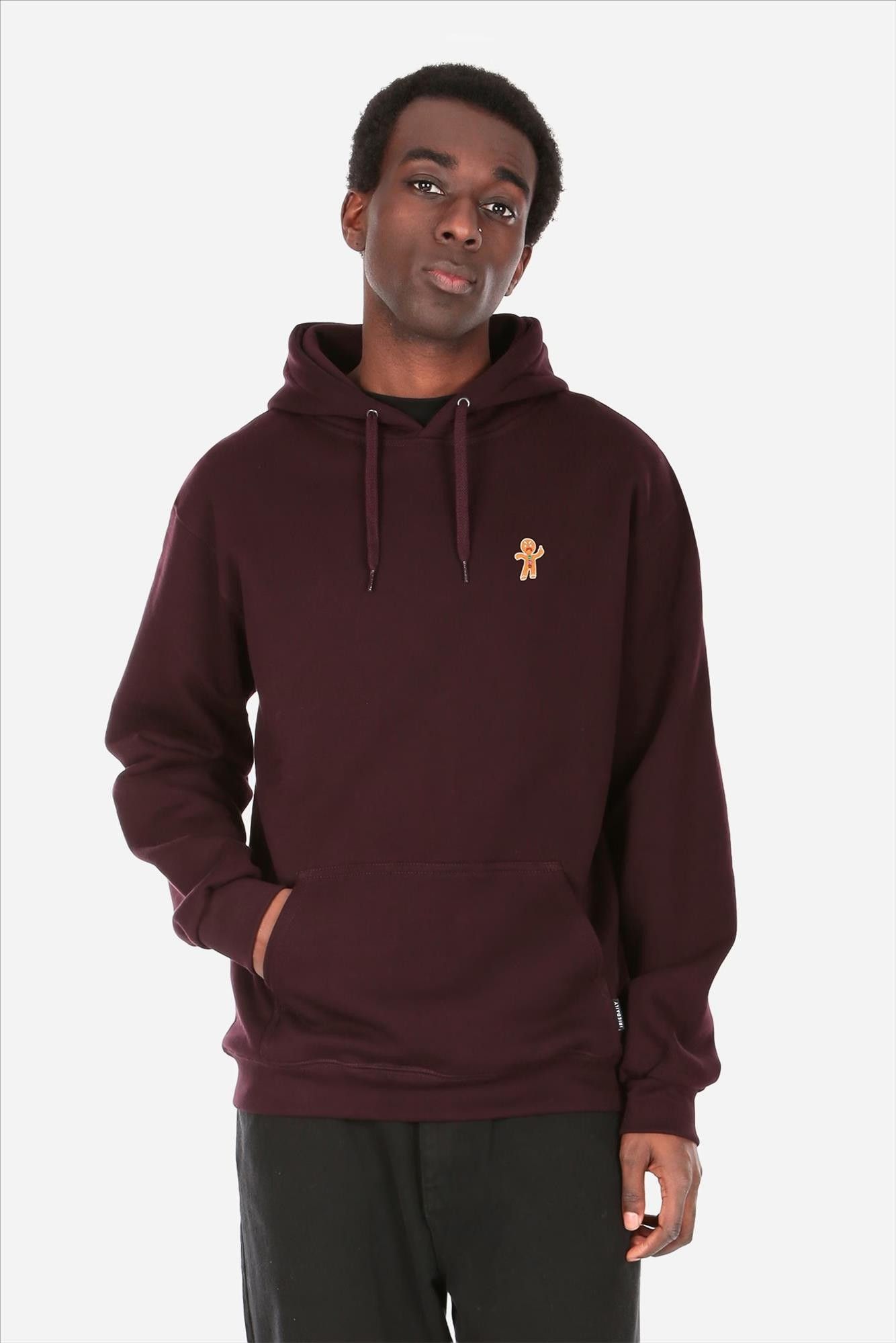 Iriedaily - Donkerpaarse Cookieman hoodie