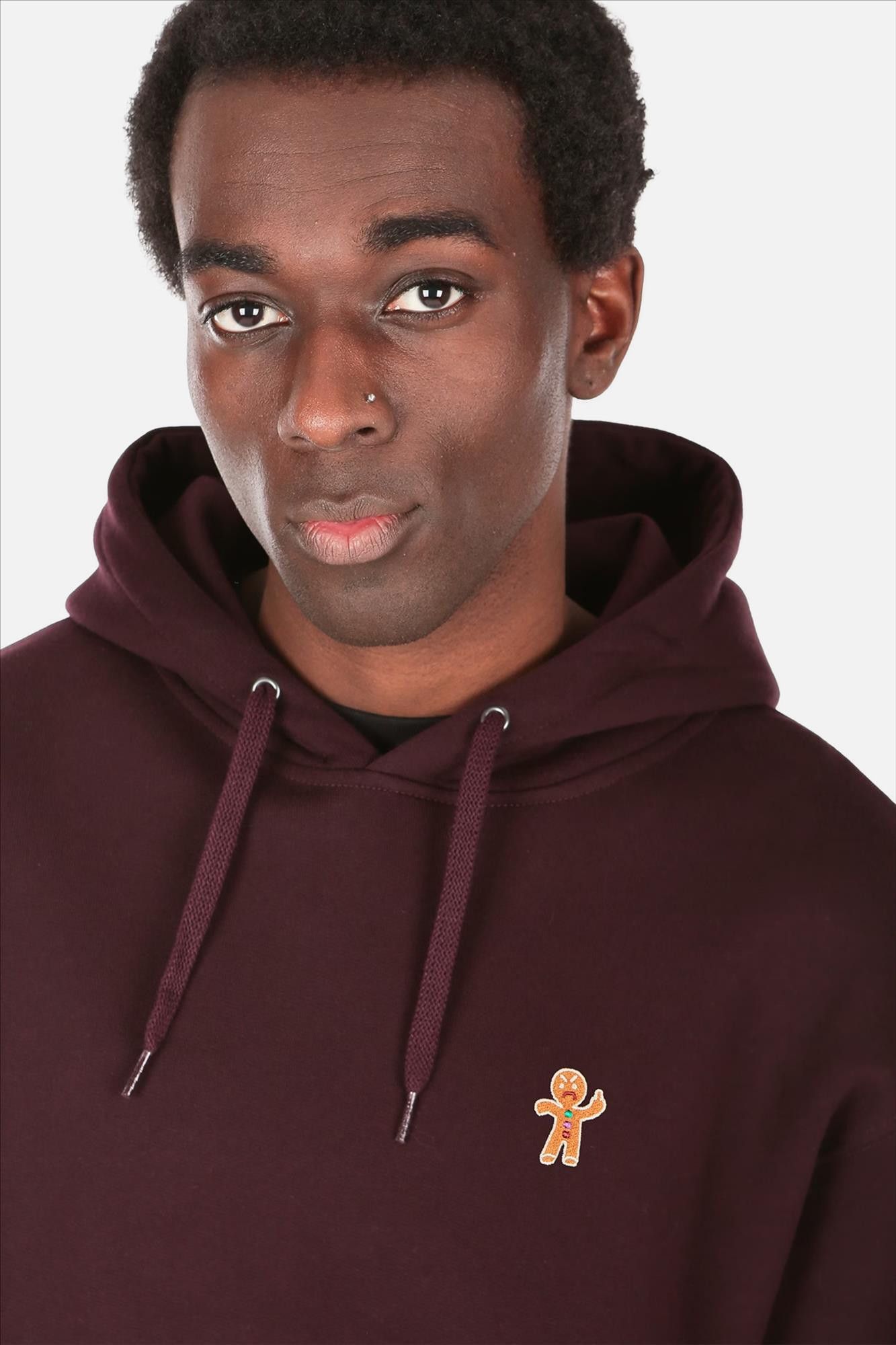 Iriedaily - Donkerpaarse Cookieman hoodie