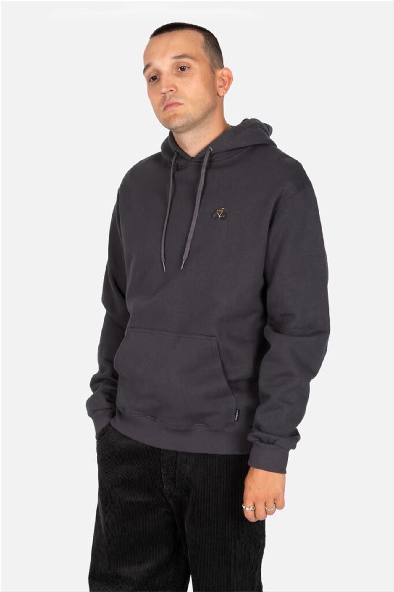 Iriedaily - Donkergrijze Peaceride hoodie