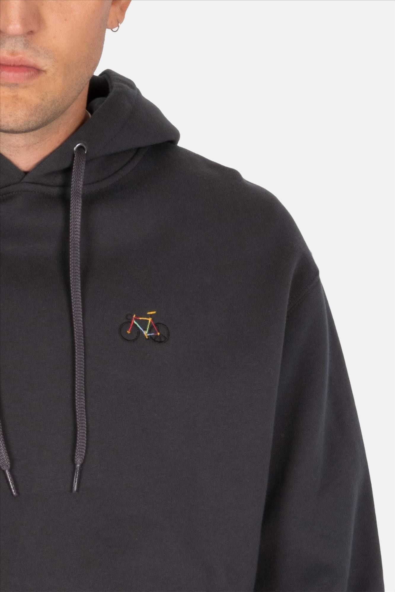 Iriedaily - Donkergrijze Peaceride hoodie