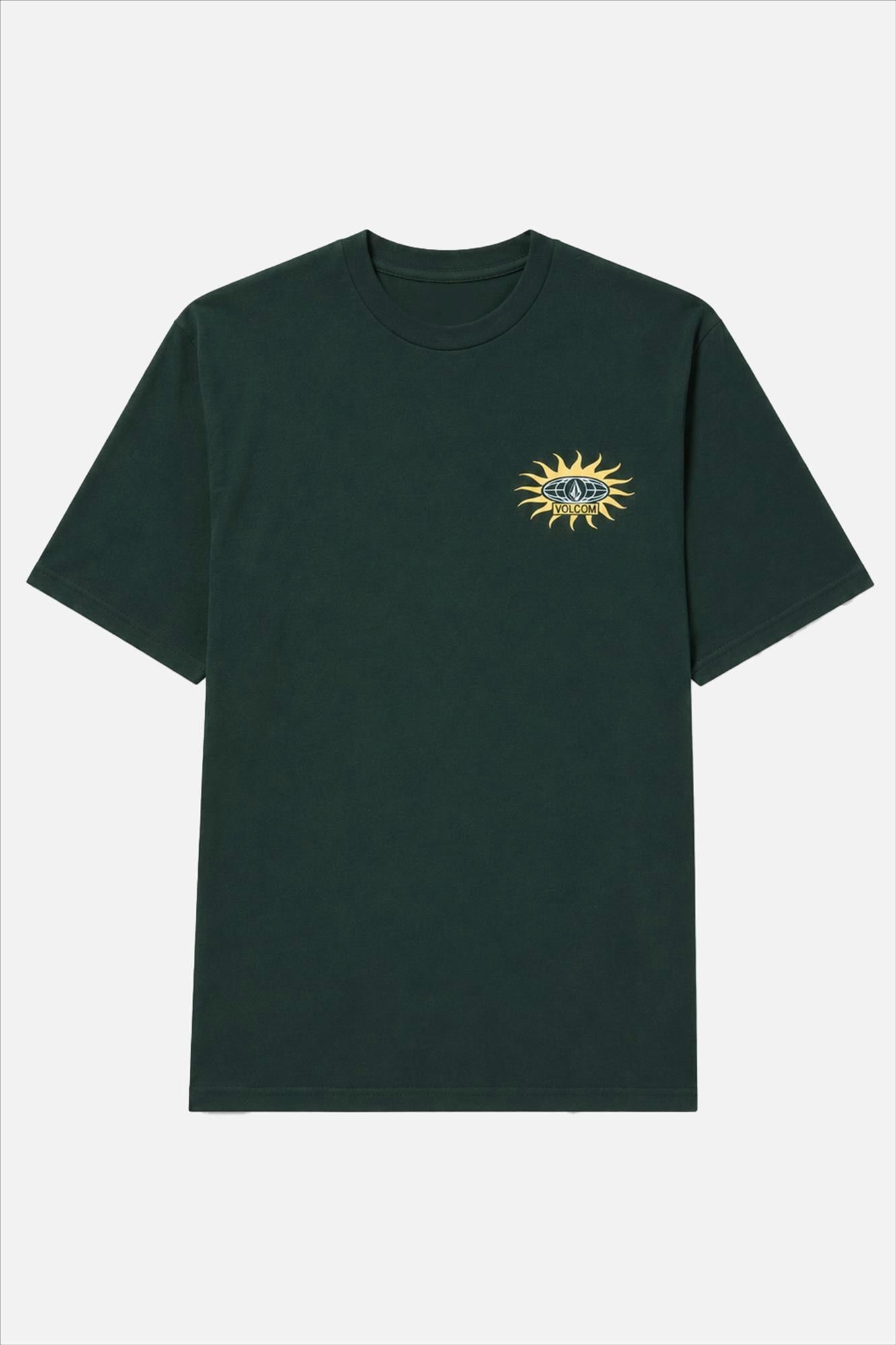 Volcom - Donkergroene Sunlog T-shirt