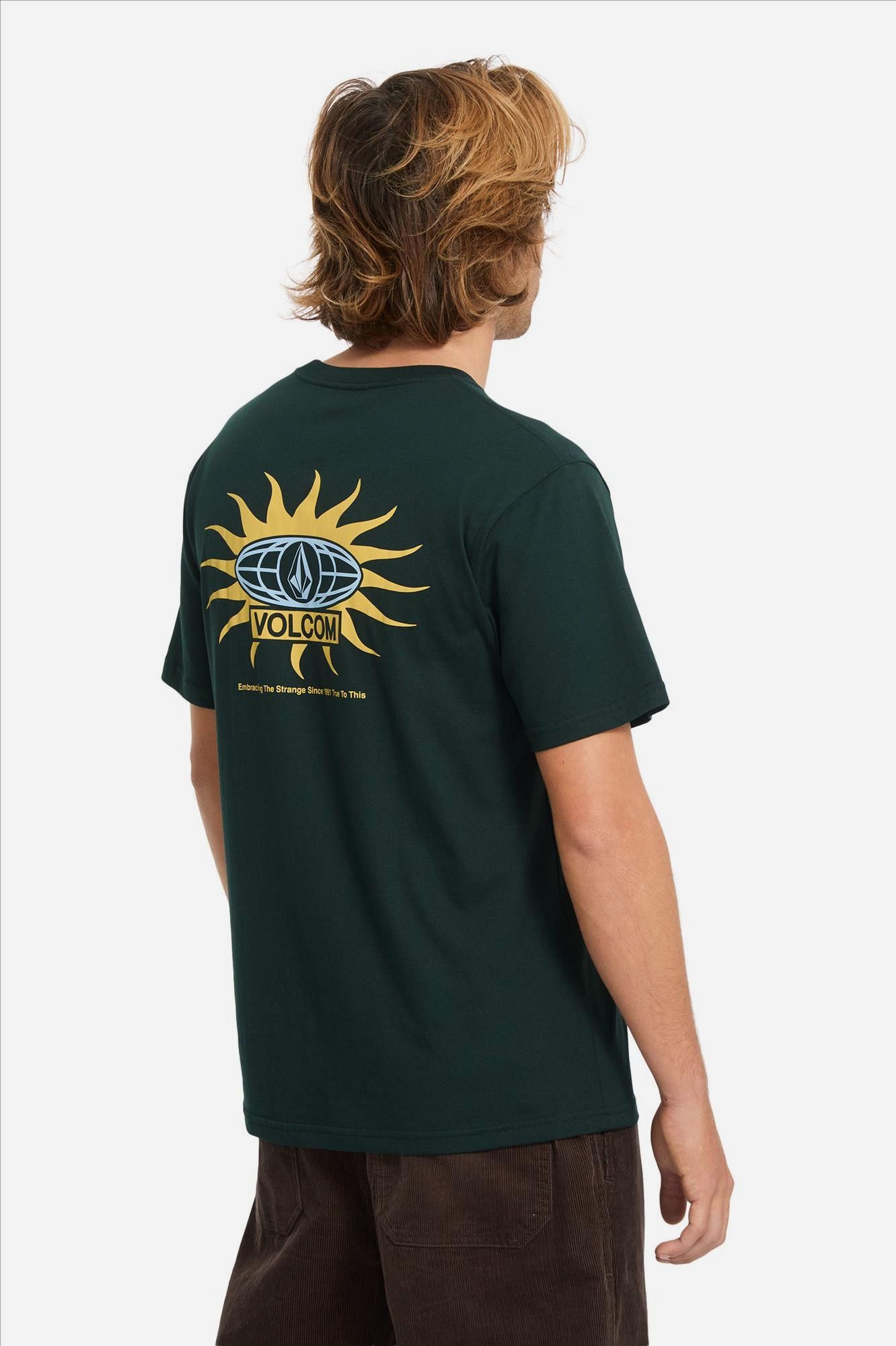 Volcom - Donkergroene Sunlog T-shirt
