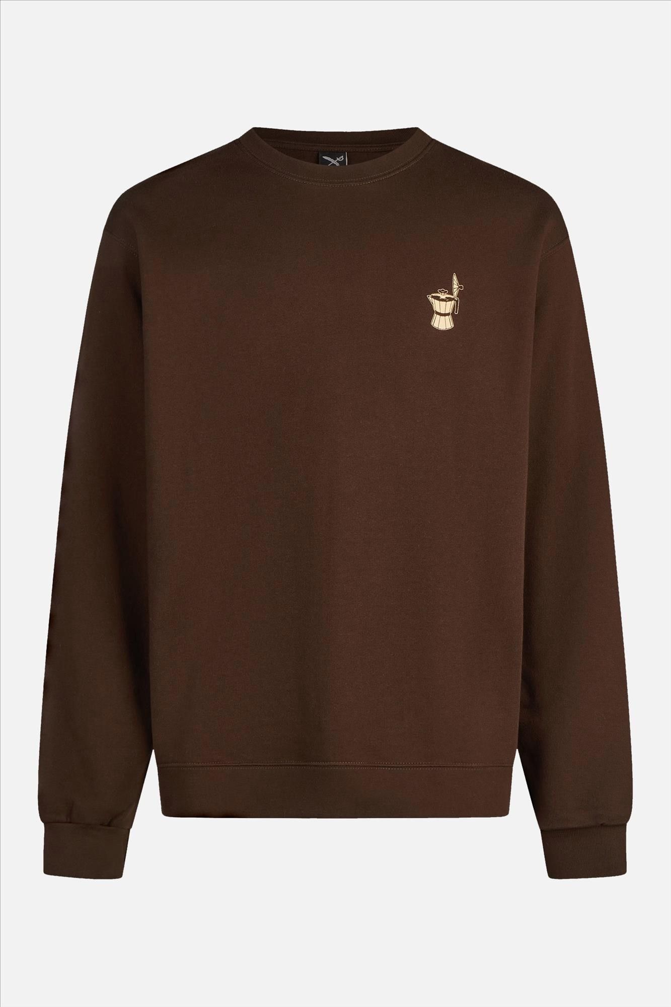 Iriedaily - Donkerbruine Couchboy sweater