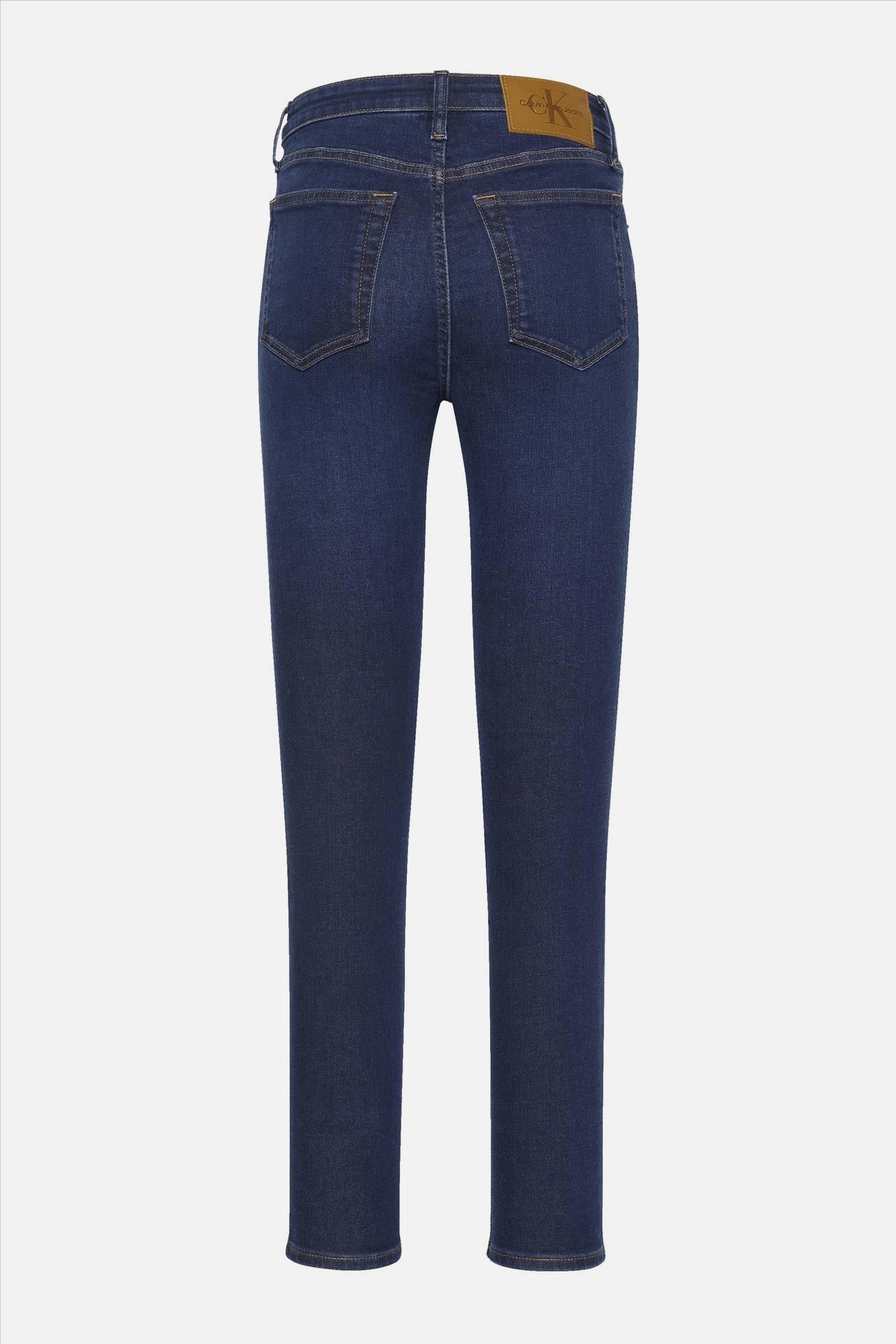 Calvin Klein Jeans - Donkerblauwe Mid Rise skinny jeans