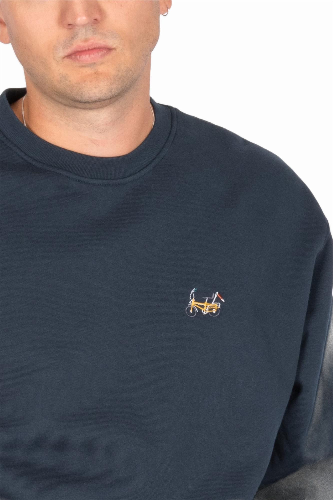 Iriedaily - Blauwgroene Bonacycle sweater
