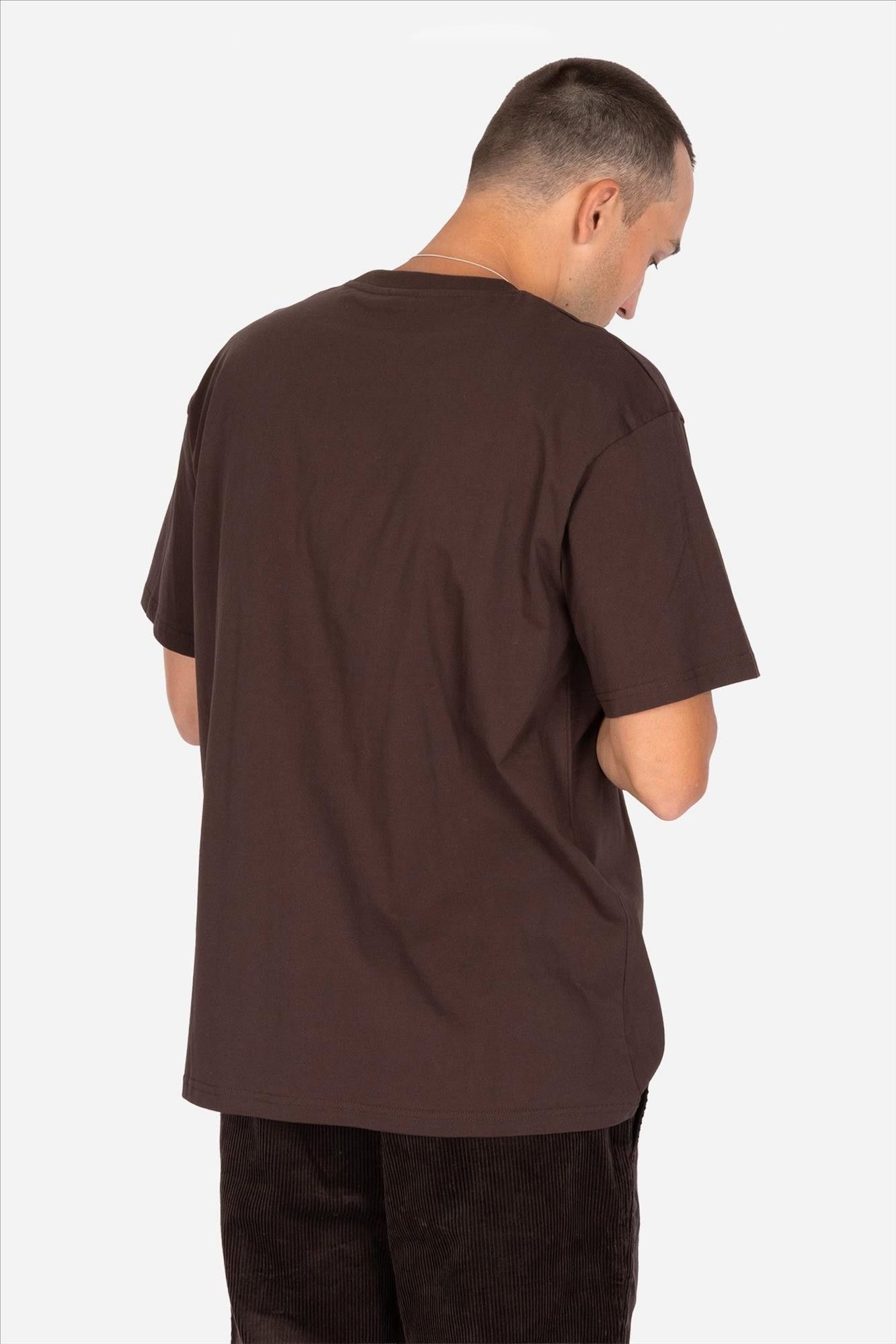 Iriedaily - Donkerbruine Serial Chiller T-shirt