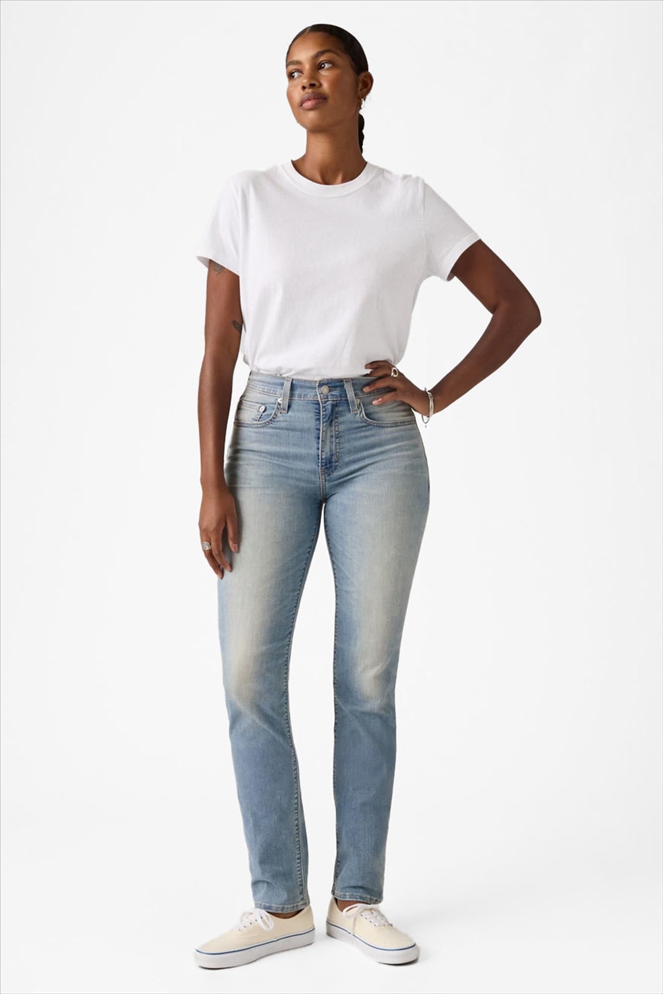 Levi's - Blauwe 724 straight jeans
