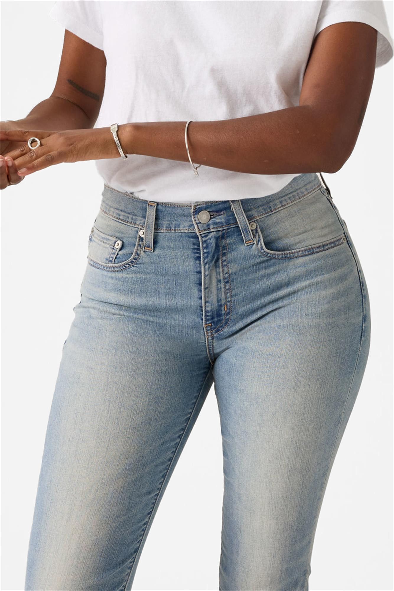 Levi's - Blauwe 724 straight jeans