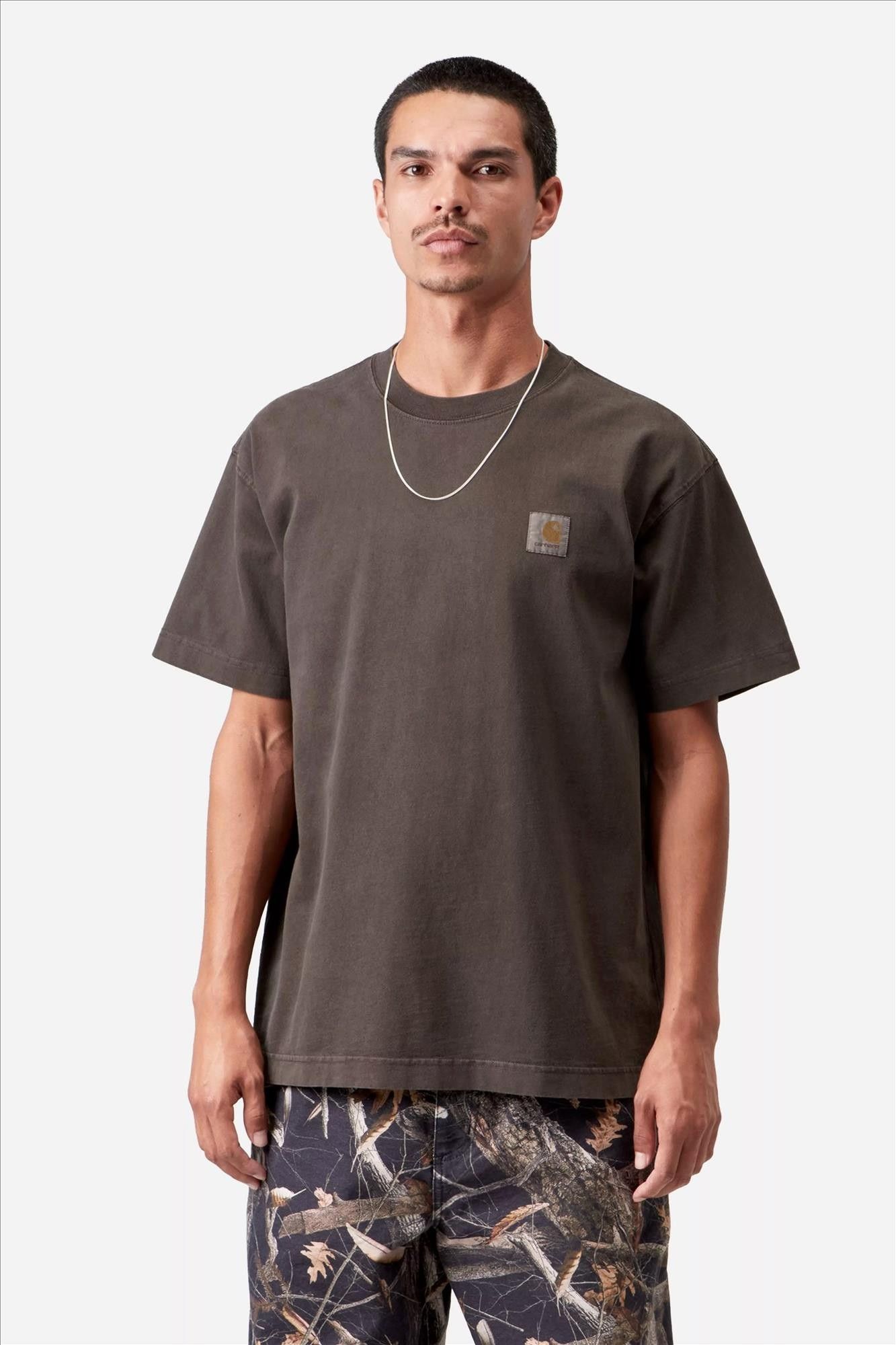 Carhartt WIP - Donkerbruine Vista T-shirt